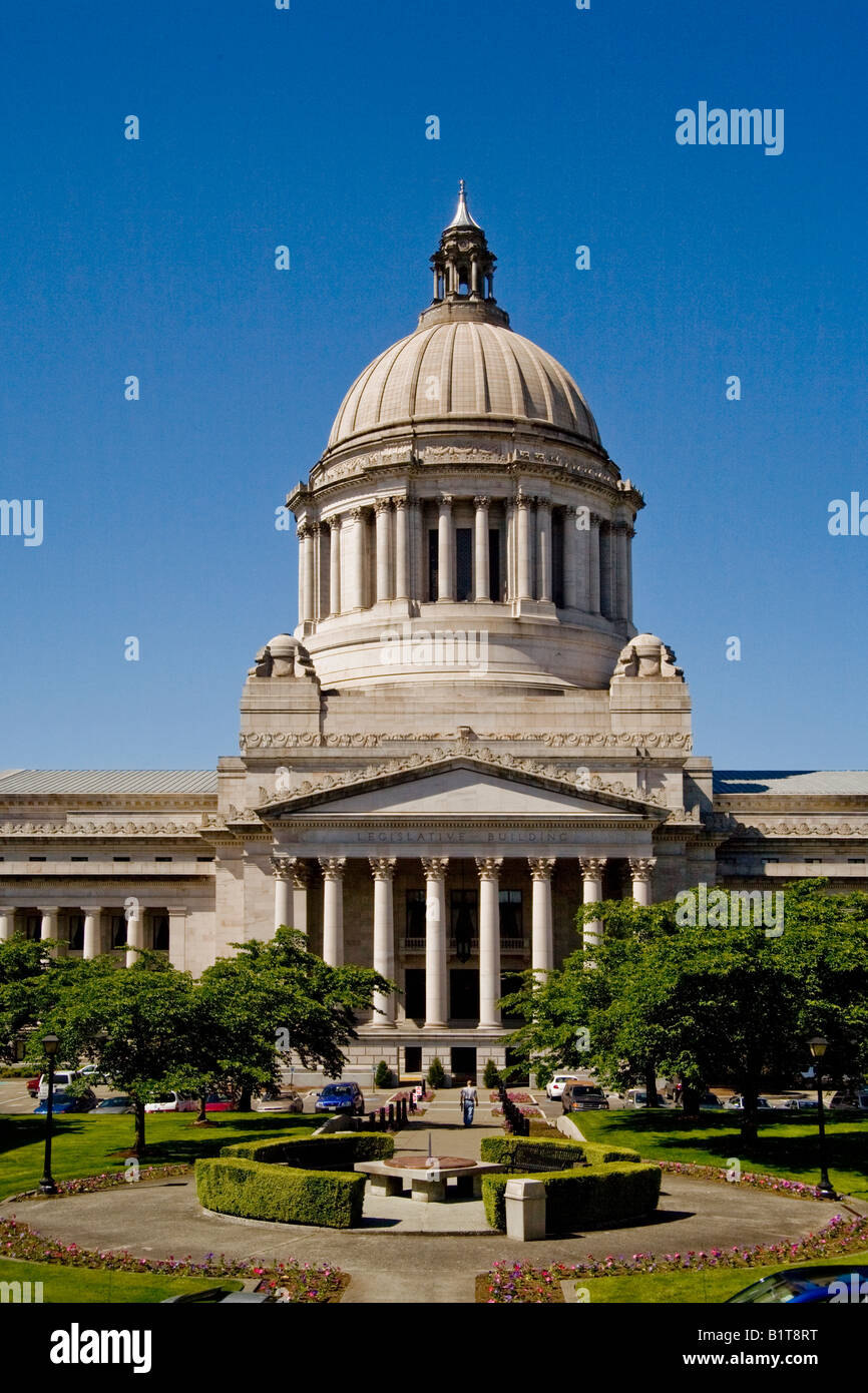 Stato di Washington s edificio legislativo nella città di Olympia è stata progettata dagli architetti Walter Wilder e Harry White nel 1928 Foto Stock