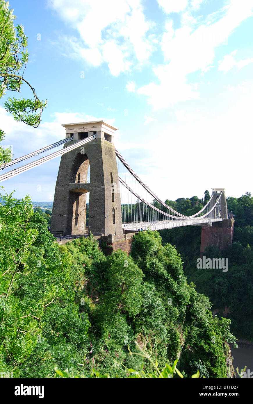 Il ponte sospeso di Clifton, Clifton, Bristol, Inghilterra, Regno Unito Foto Stock