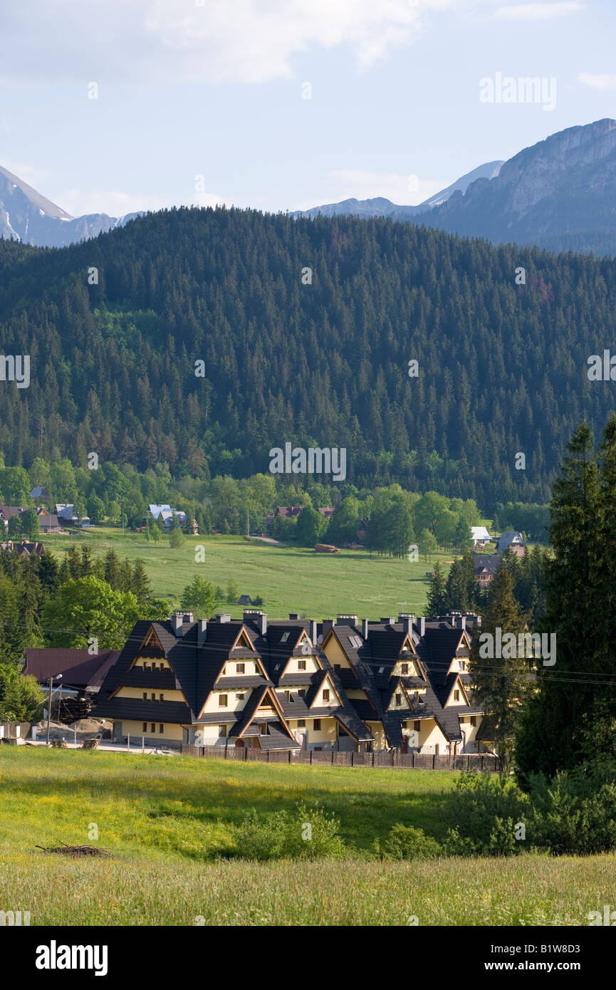 Zakopane e monti Tatra Regione di Podhale Polonia Foto Stock