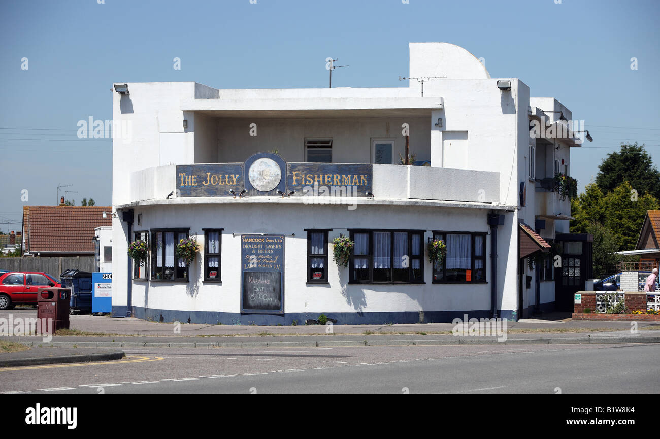 Edificio Art Deco in Dungeness. Foto Stock