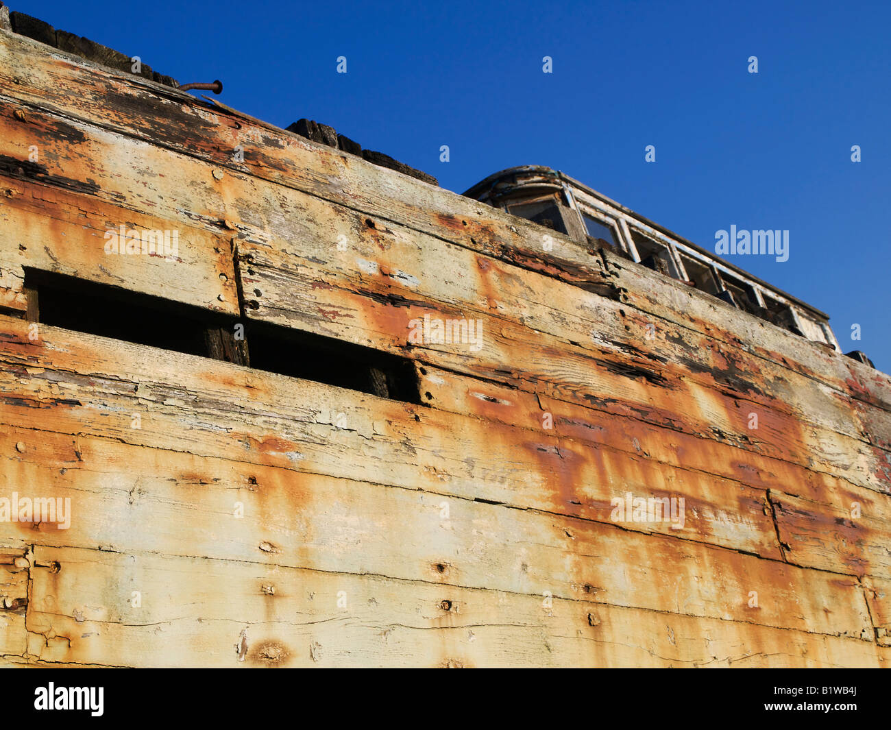 La barca abbandonati Buona Speranza a Skippool Creek Foto Stock