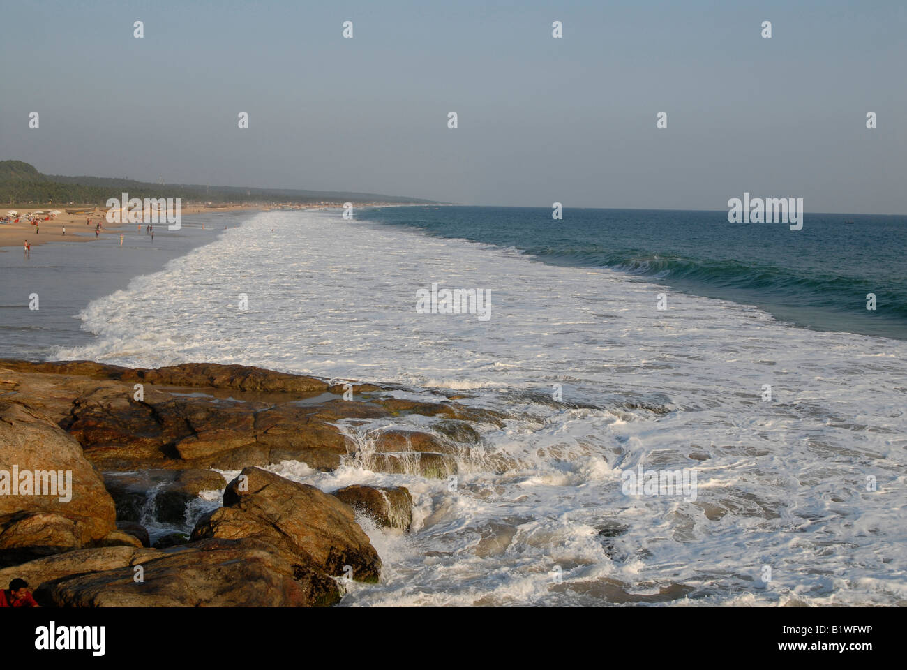 Kovalam Beach-Kerala, India Foto Stock