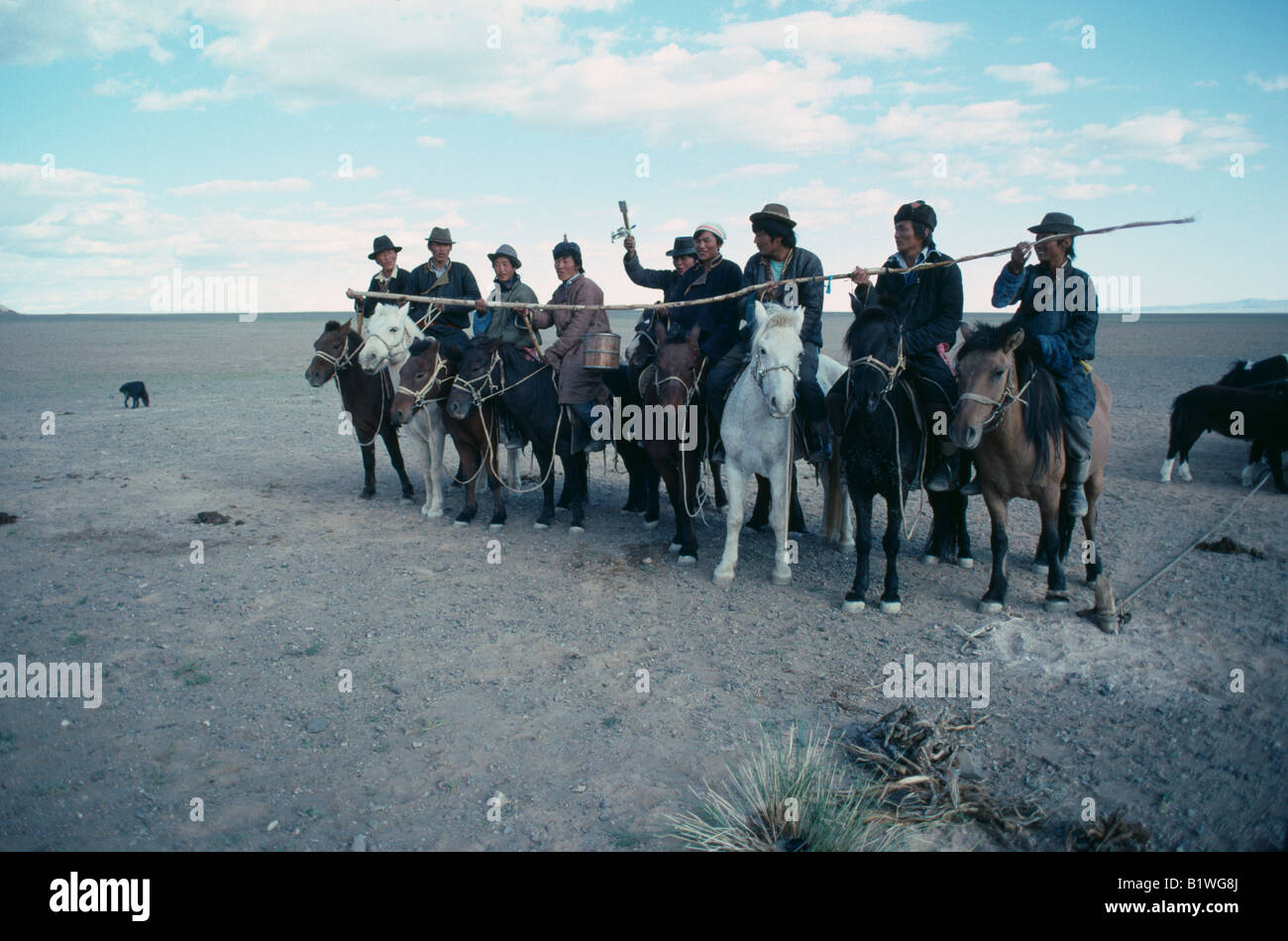 MONGOLIA Sud Festival Gobi Foto Stock