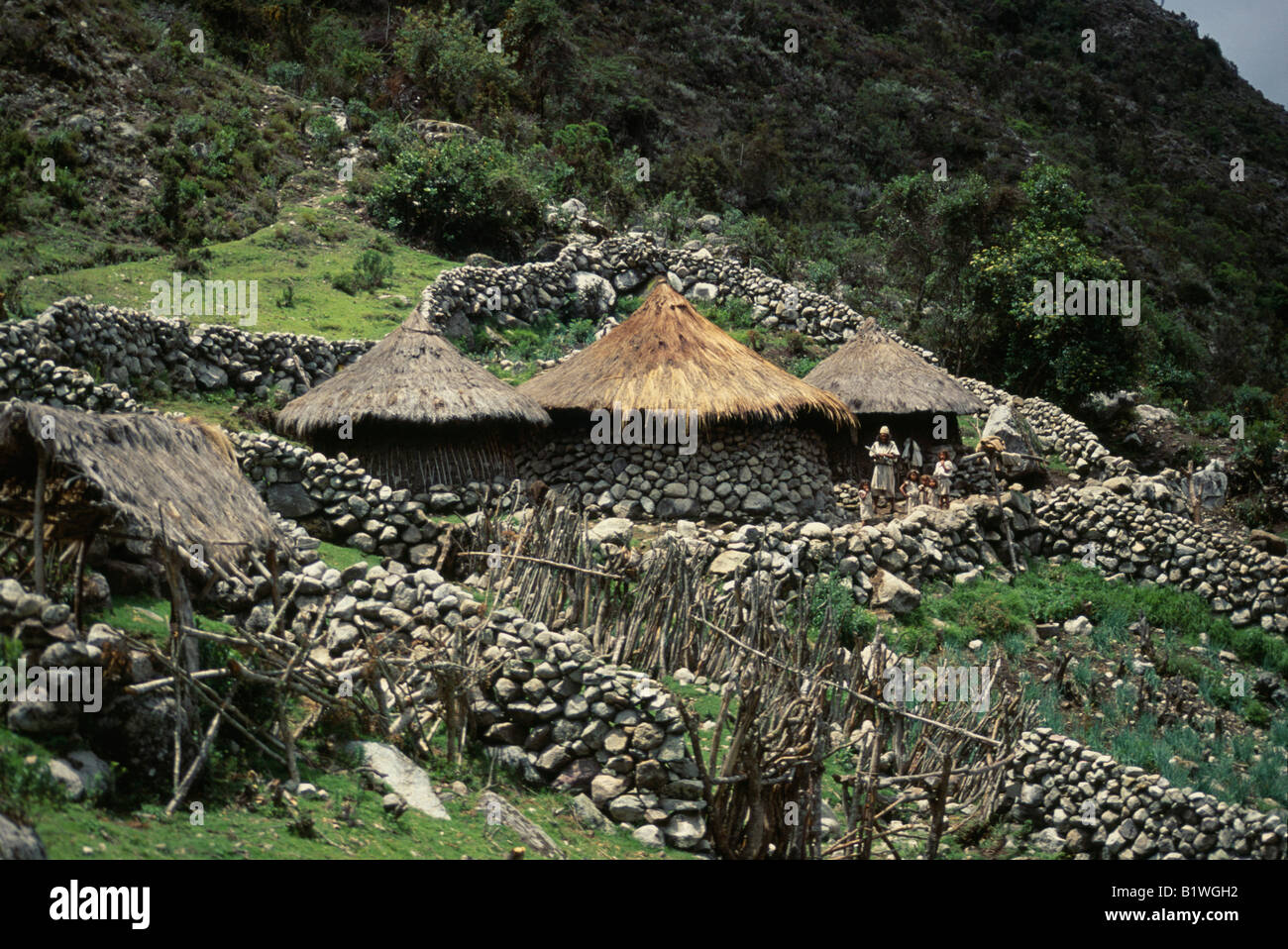 COLOMBIA Sierra Nevada de Santa Marta Ika indigeni Foto Stock