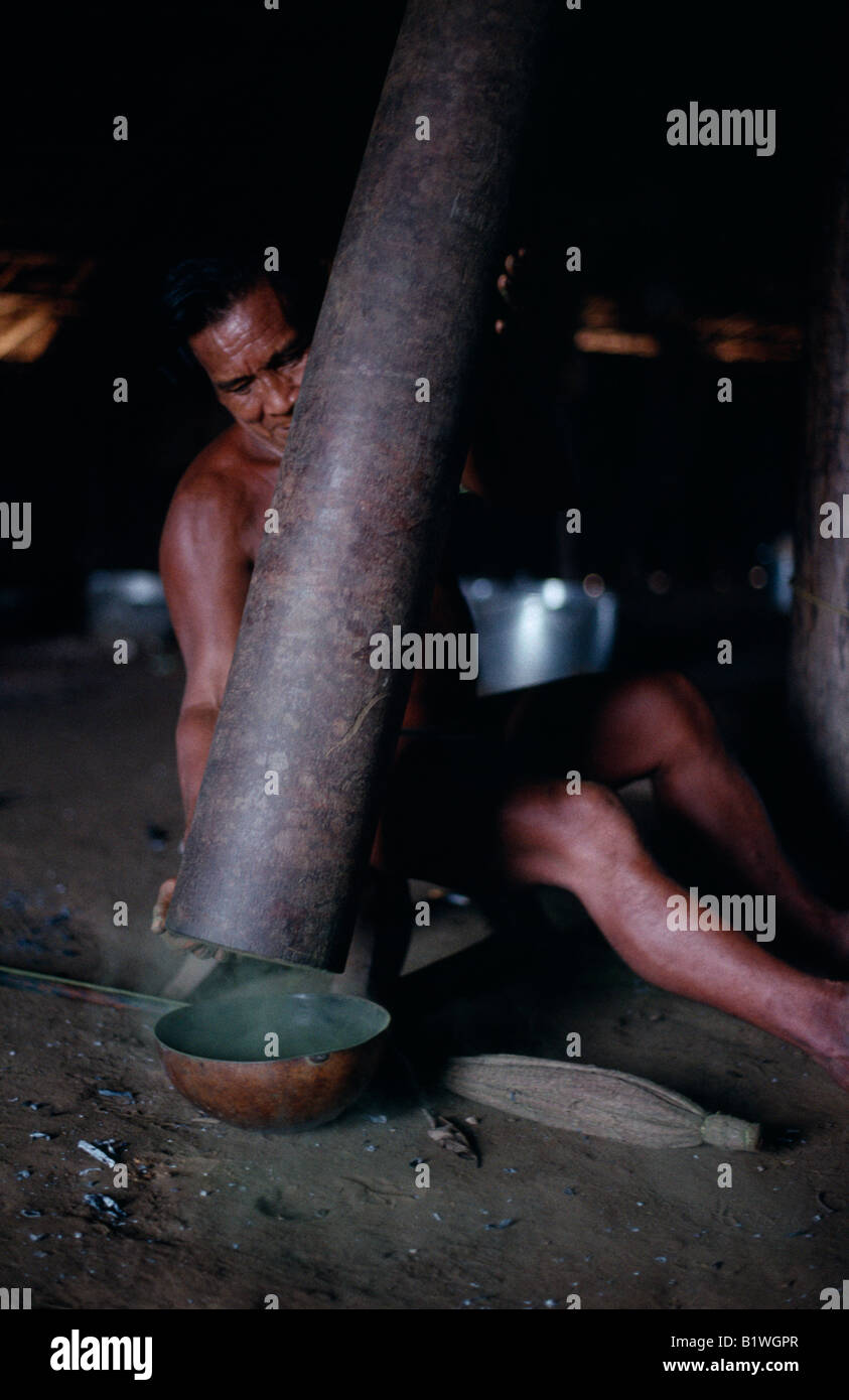 COLOMBIA Nord Ovest Amazon Tukano indigeni Foto Stock