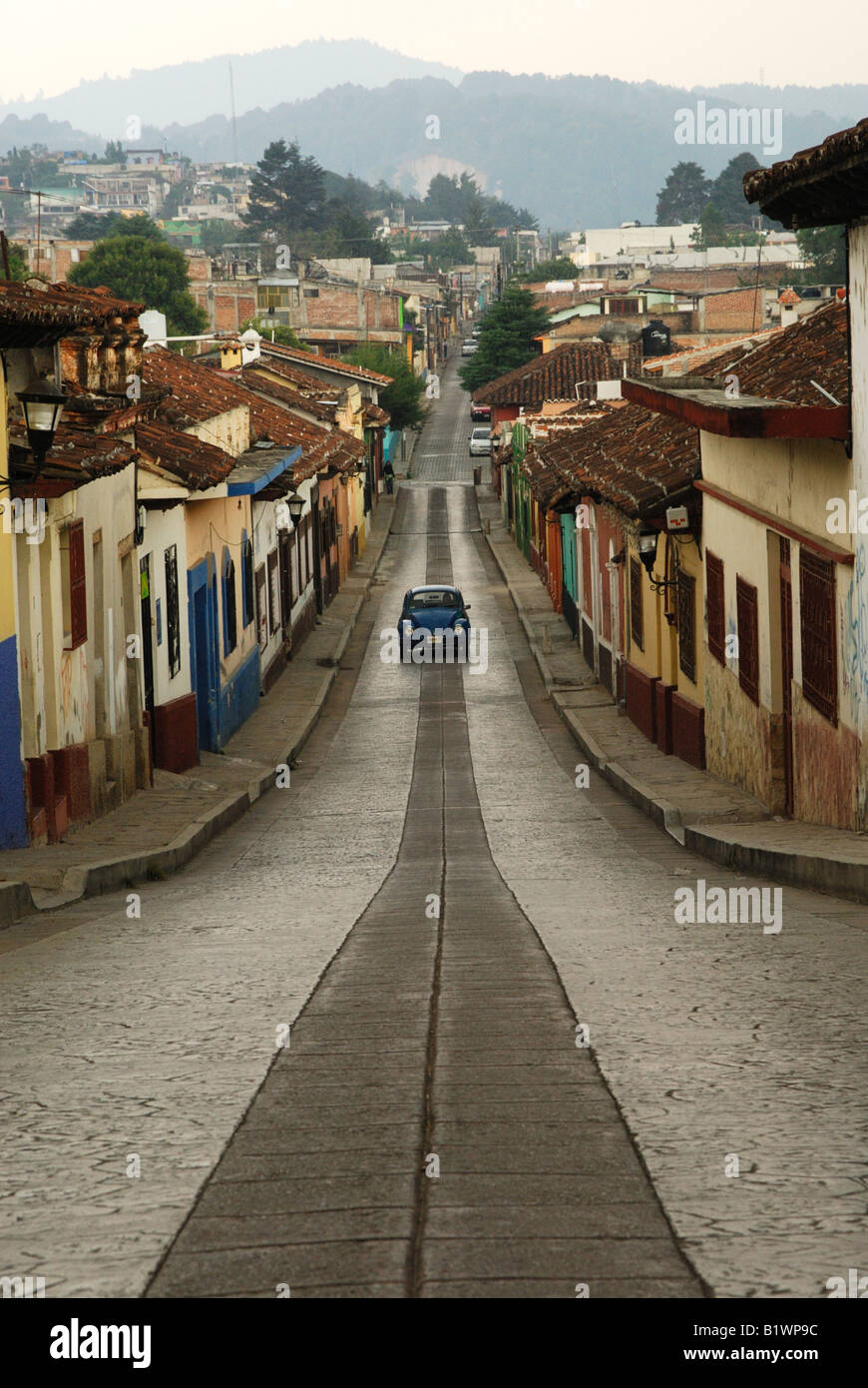 San Cristobal Las Casa street, Messico Foto Stock