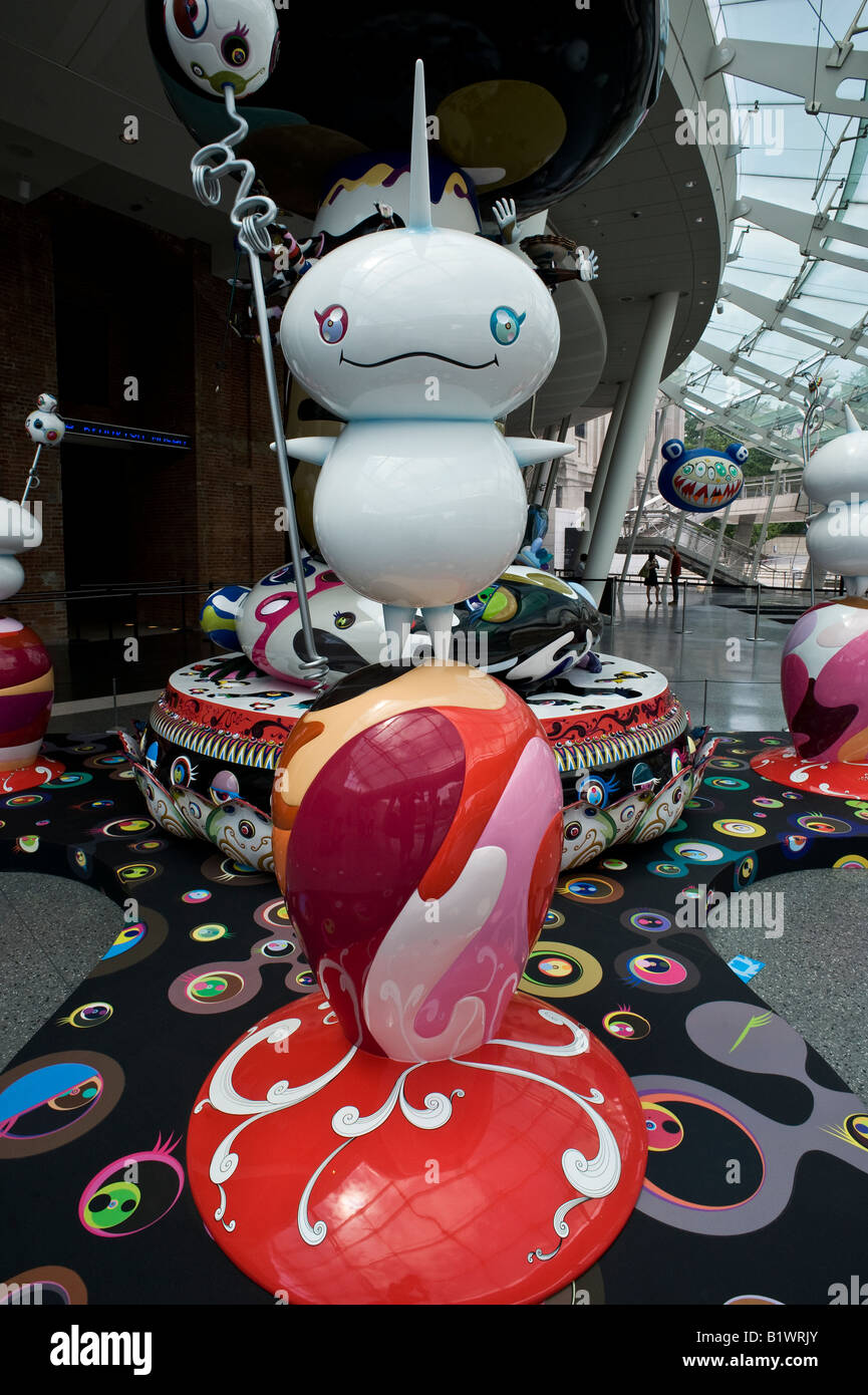 Murakami statua al Brooklyn Museum of Art Foto Stock