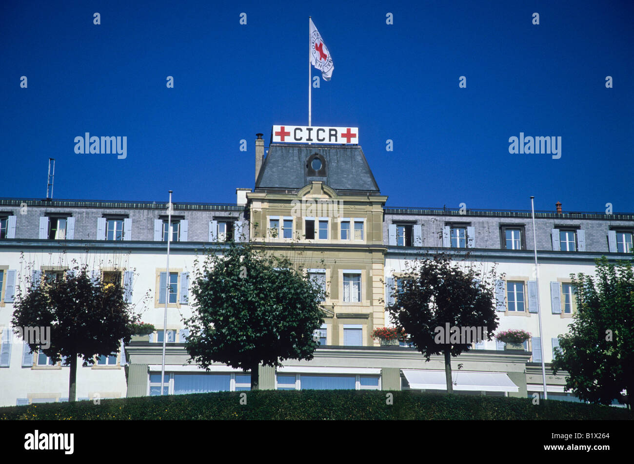 La sede centrale del CICR, Ginevra, Svizzera Foto Stock
