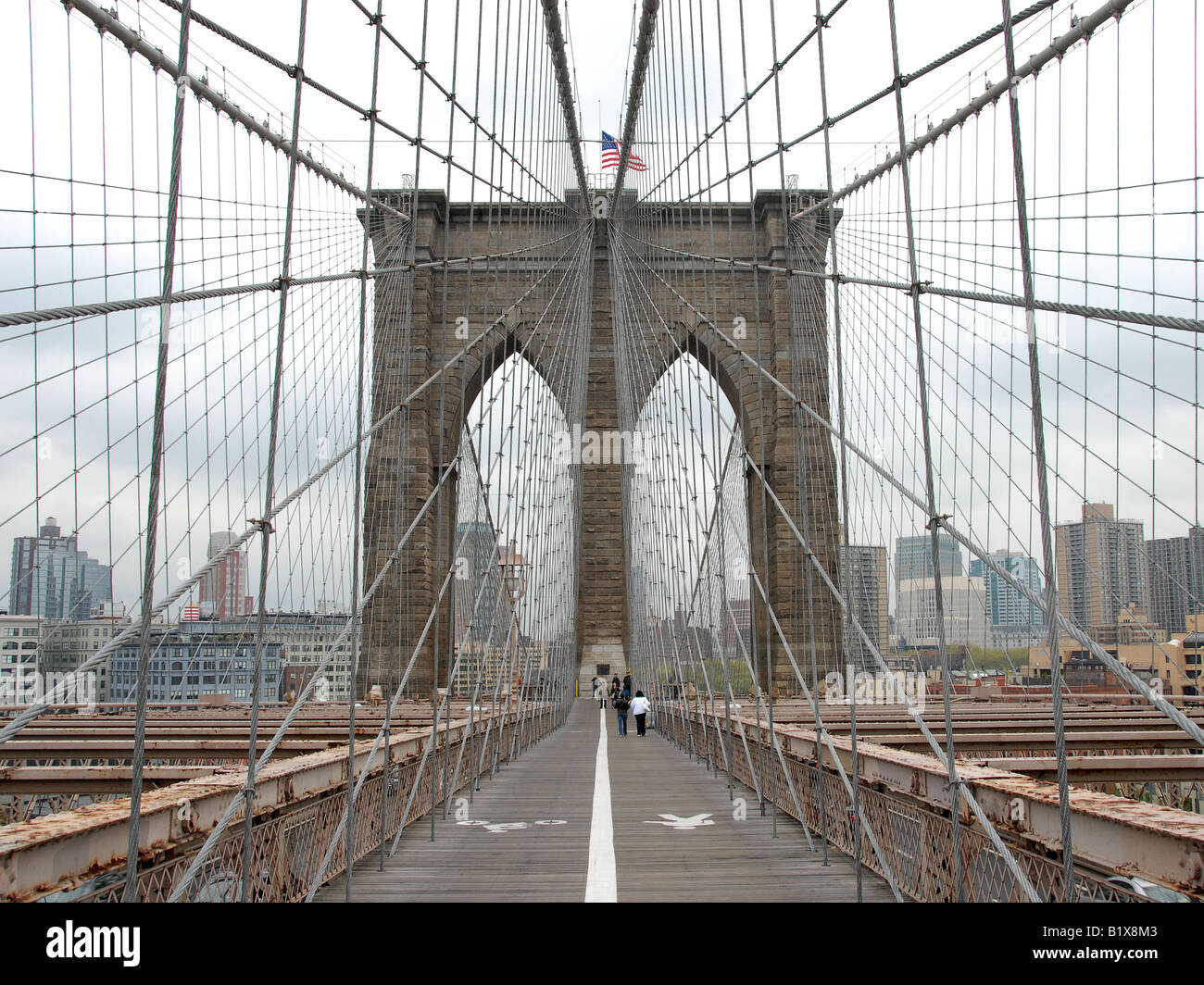 Brooklynbridge New York Foto Stock