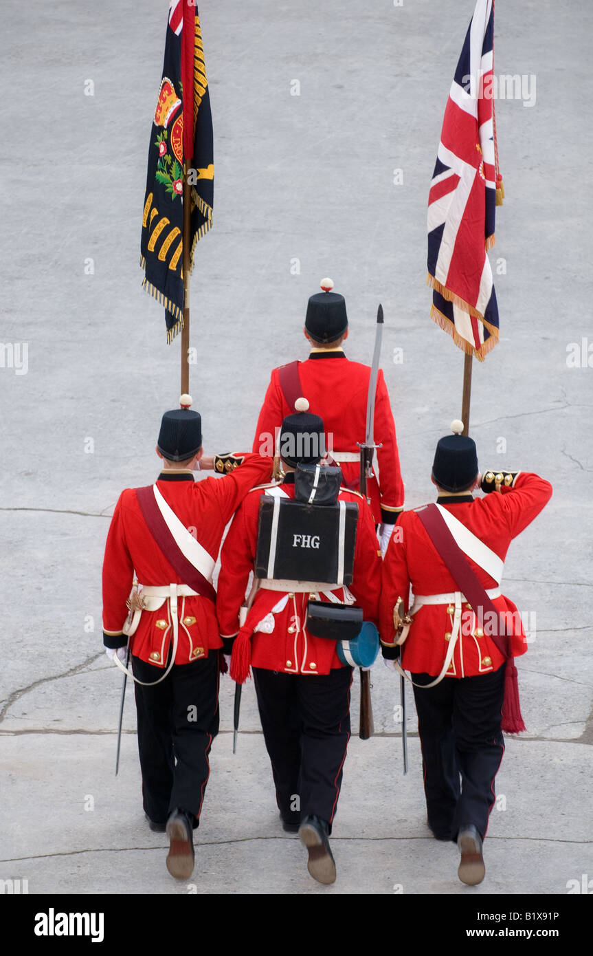 Fort Henry a Kingston, Ontario, Canada, è sia un museo e una spettacolare sito storico. Foto Stock