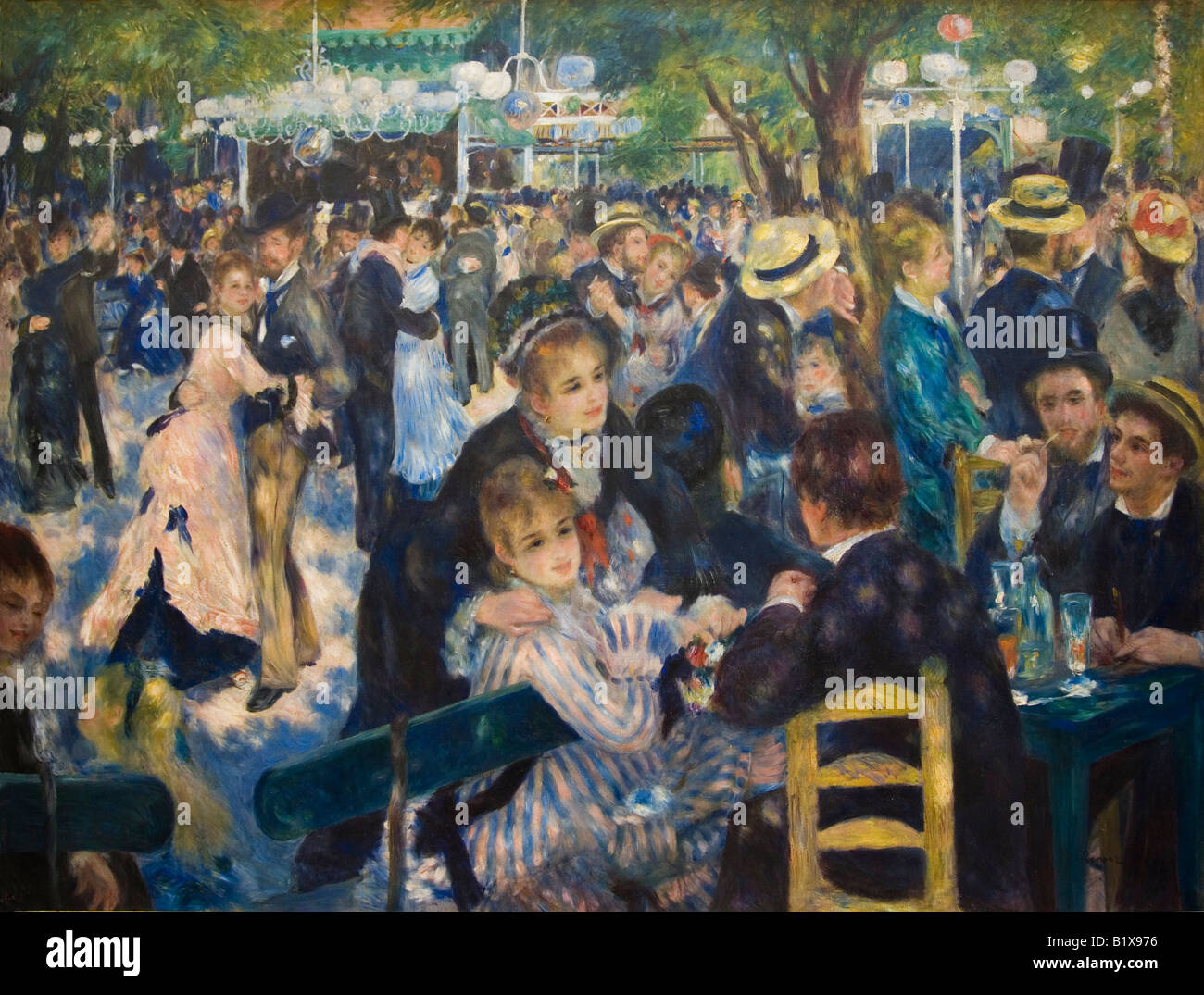 Ballo Al Moulin De La Galette Ballo al Moulin de la Galette di Pierre-Auguste Renoir 1876 olio su