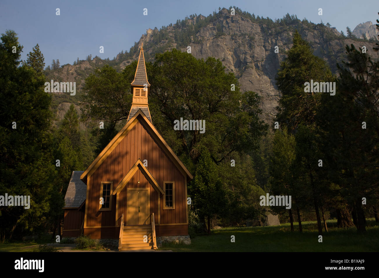 Cappella di Yosemite, Yosemite National Park, California, Stati Uniti d'America. Foto Stock