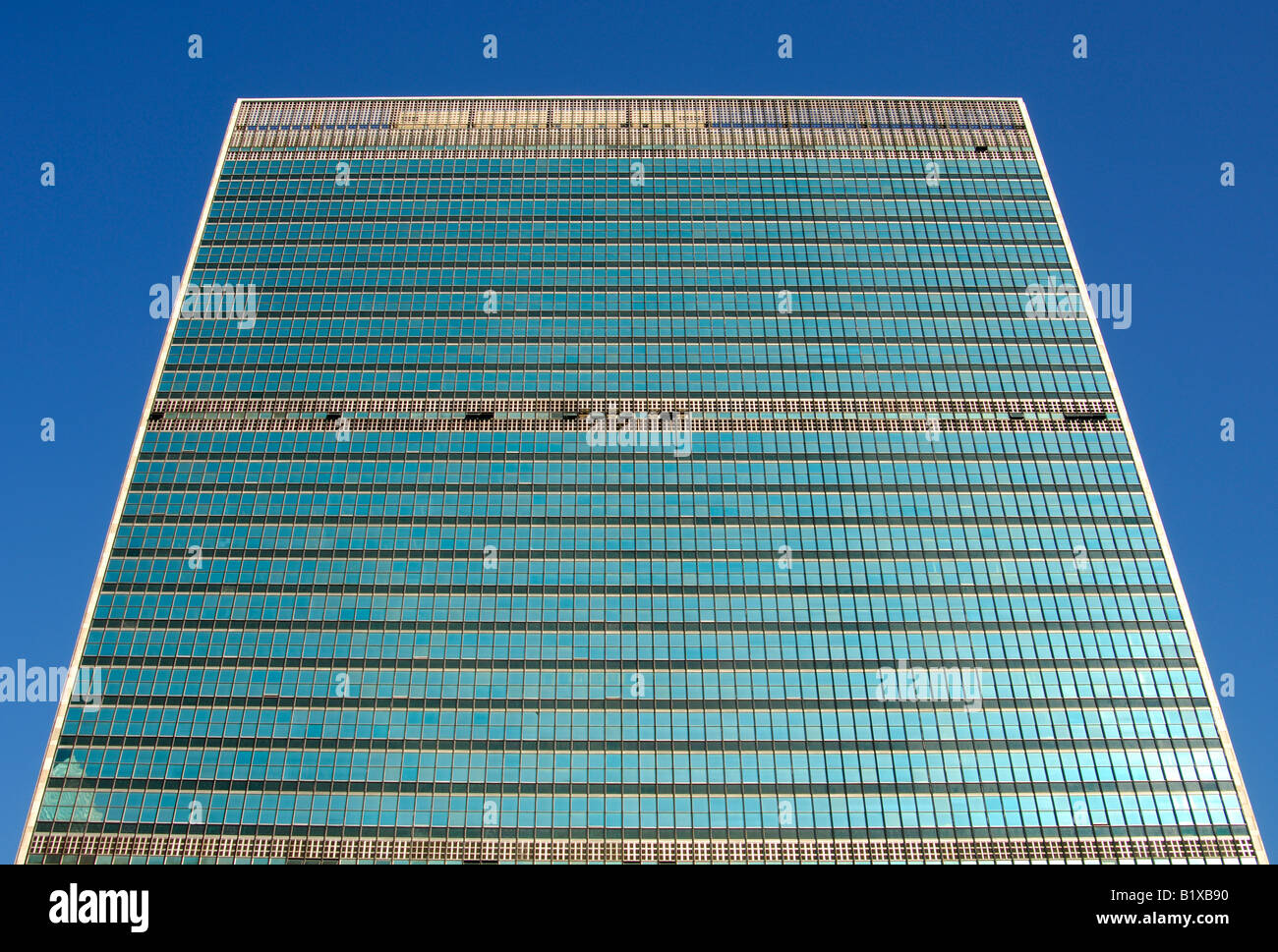 La sede delle Nazioni Unite a New York STATI UNITI D'AMERICA Foto Stock