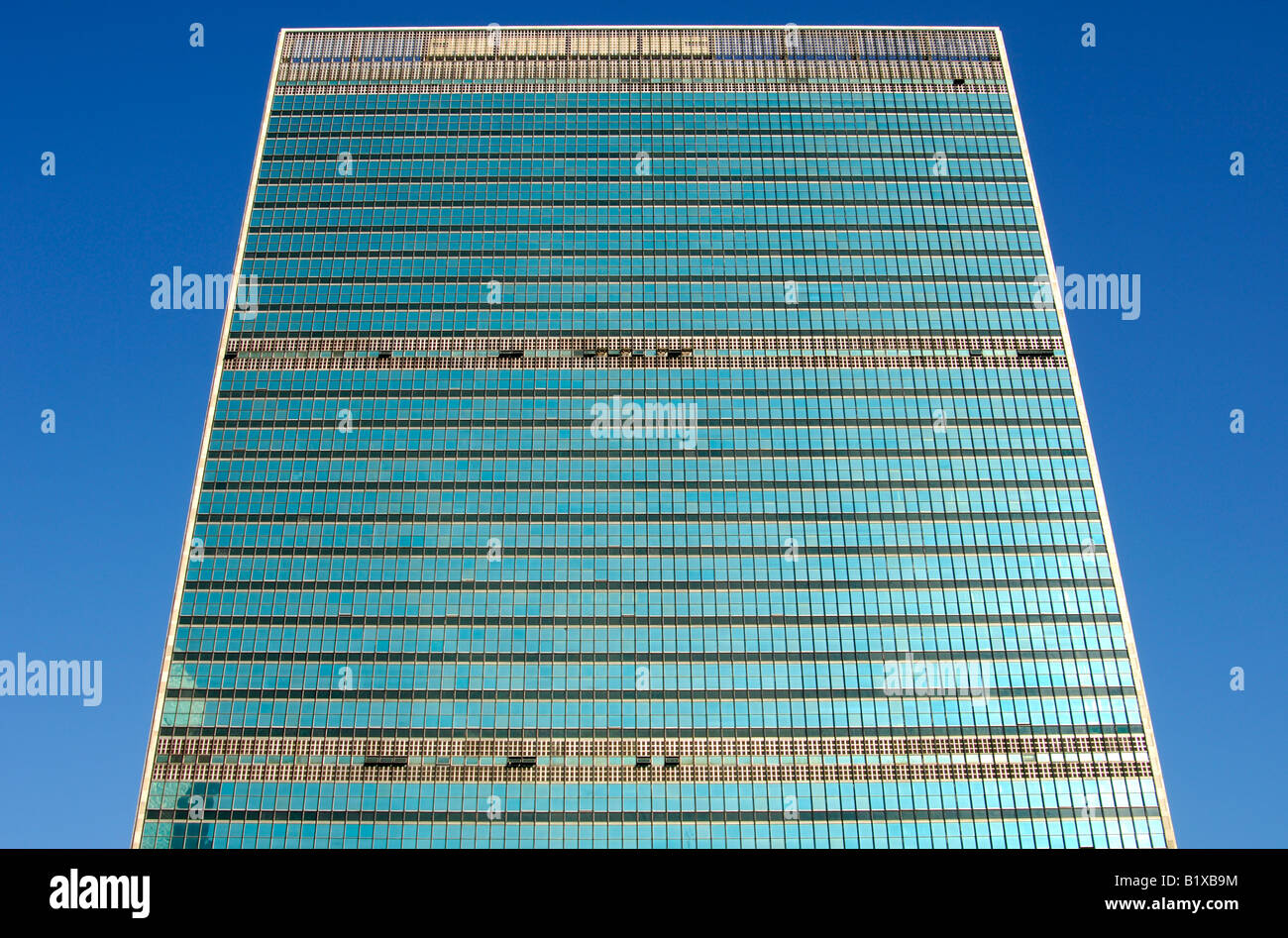 La sede delle Nazioni Unite a New York STATI UNITI D'AMERICA Foto Stock