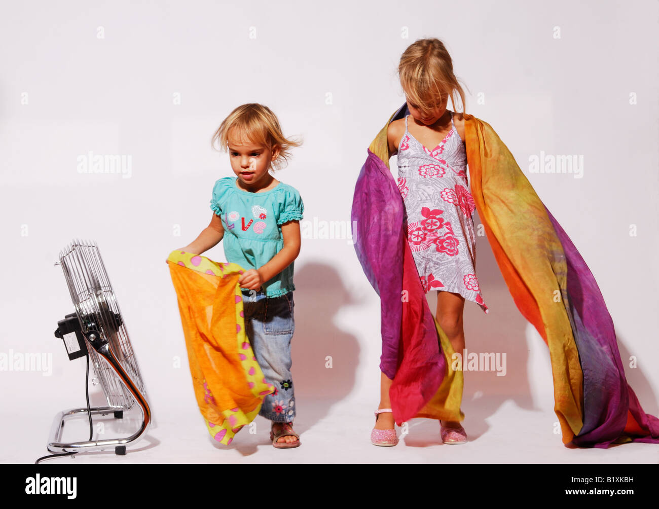 Due bambini Foto Stock