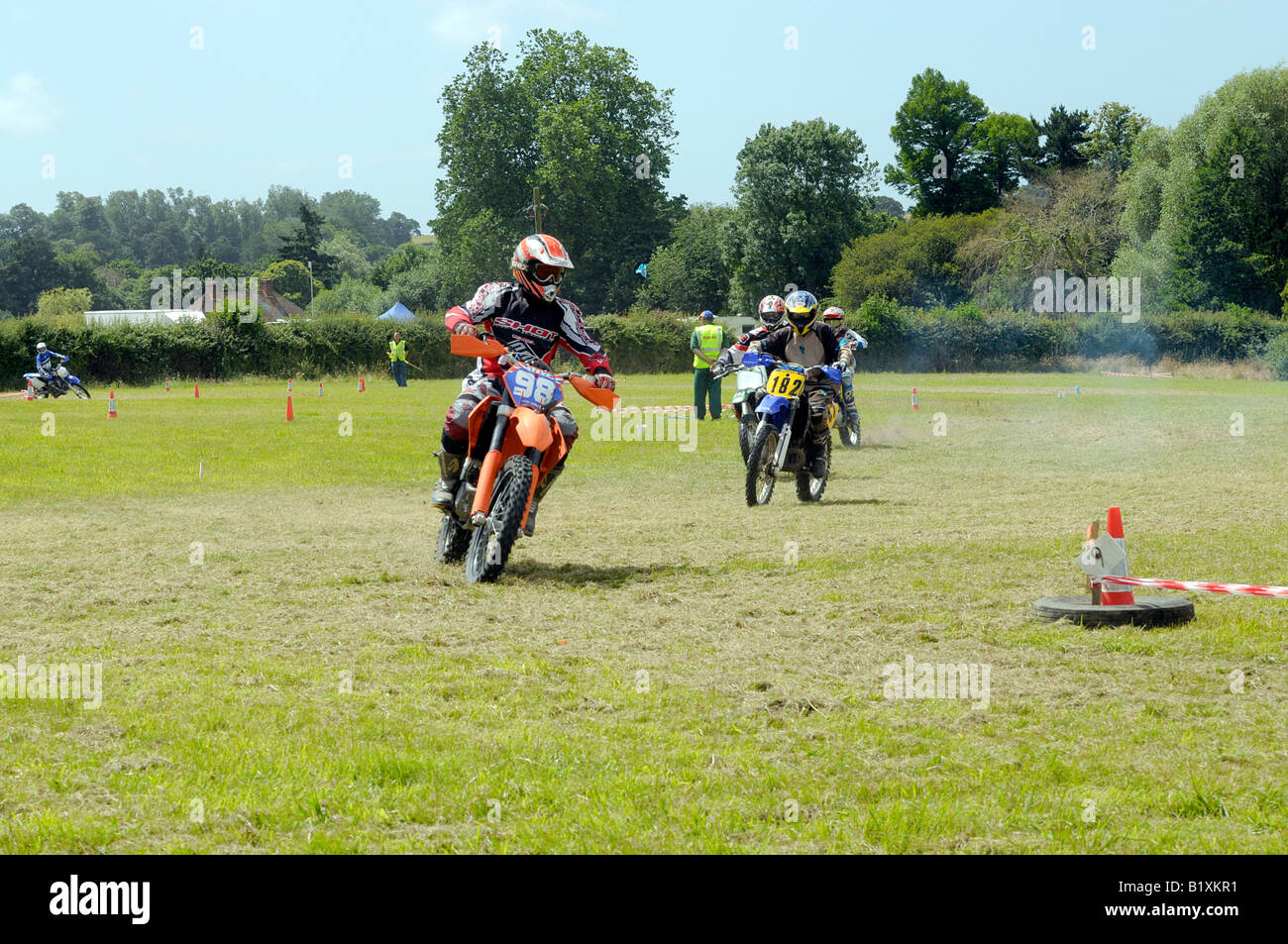 Grasstrack racing Foto Stock