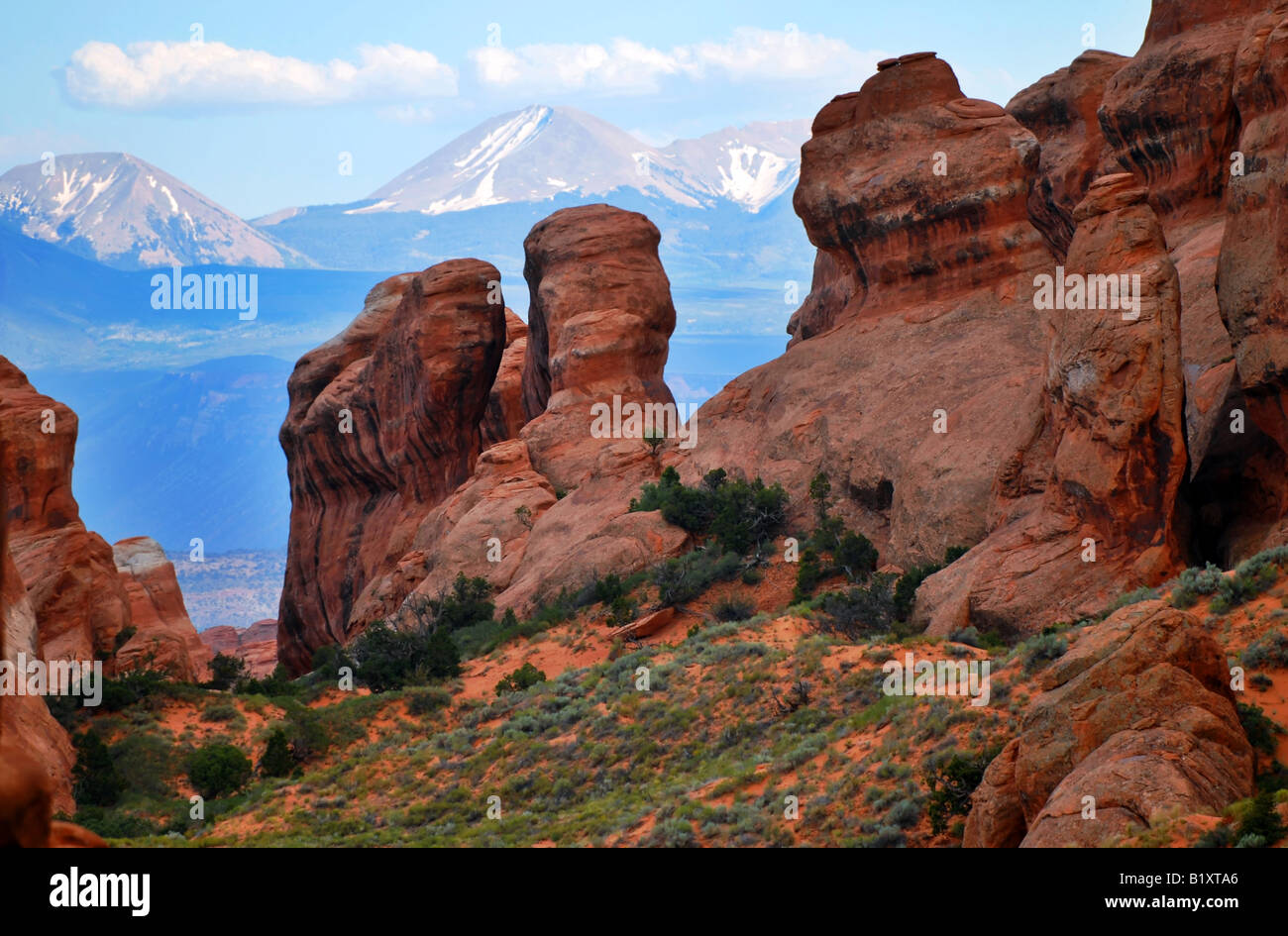 Arches National Park nello Utah, Foto Stock