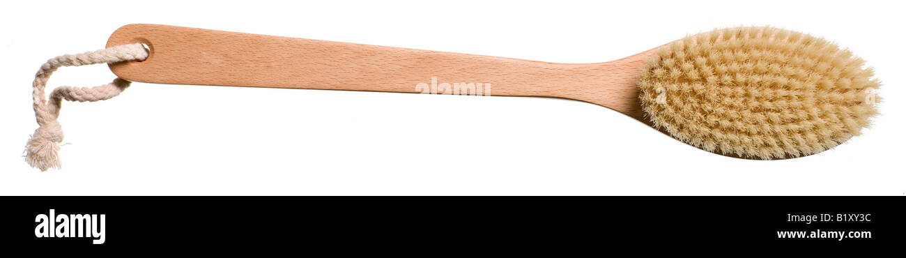Spazzola posteriore per bathime Foto Stock