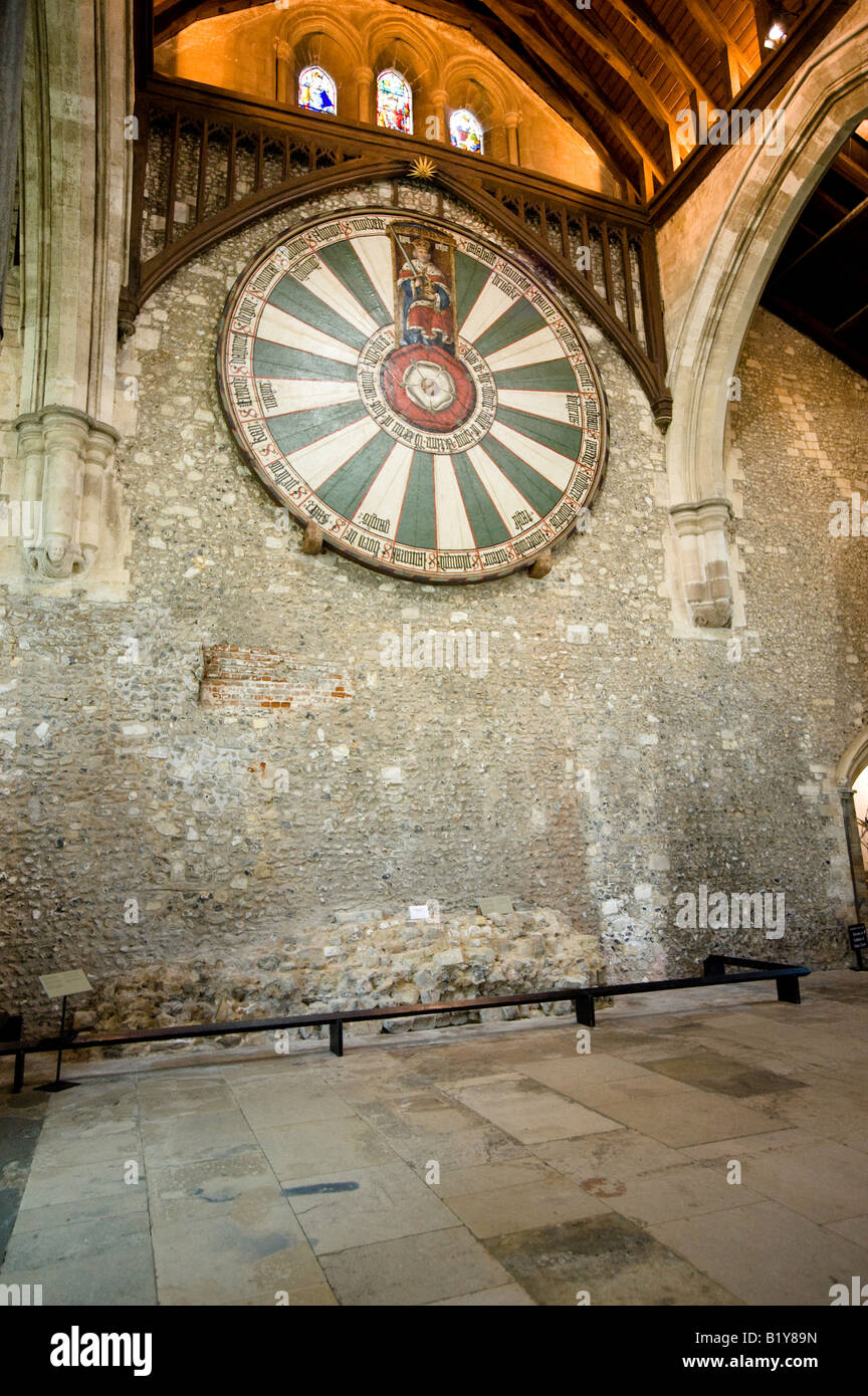 La tavola rotonda, Winchester, Regno Unito Foto Stock