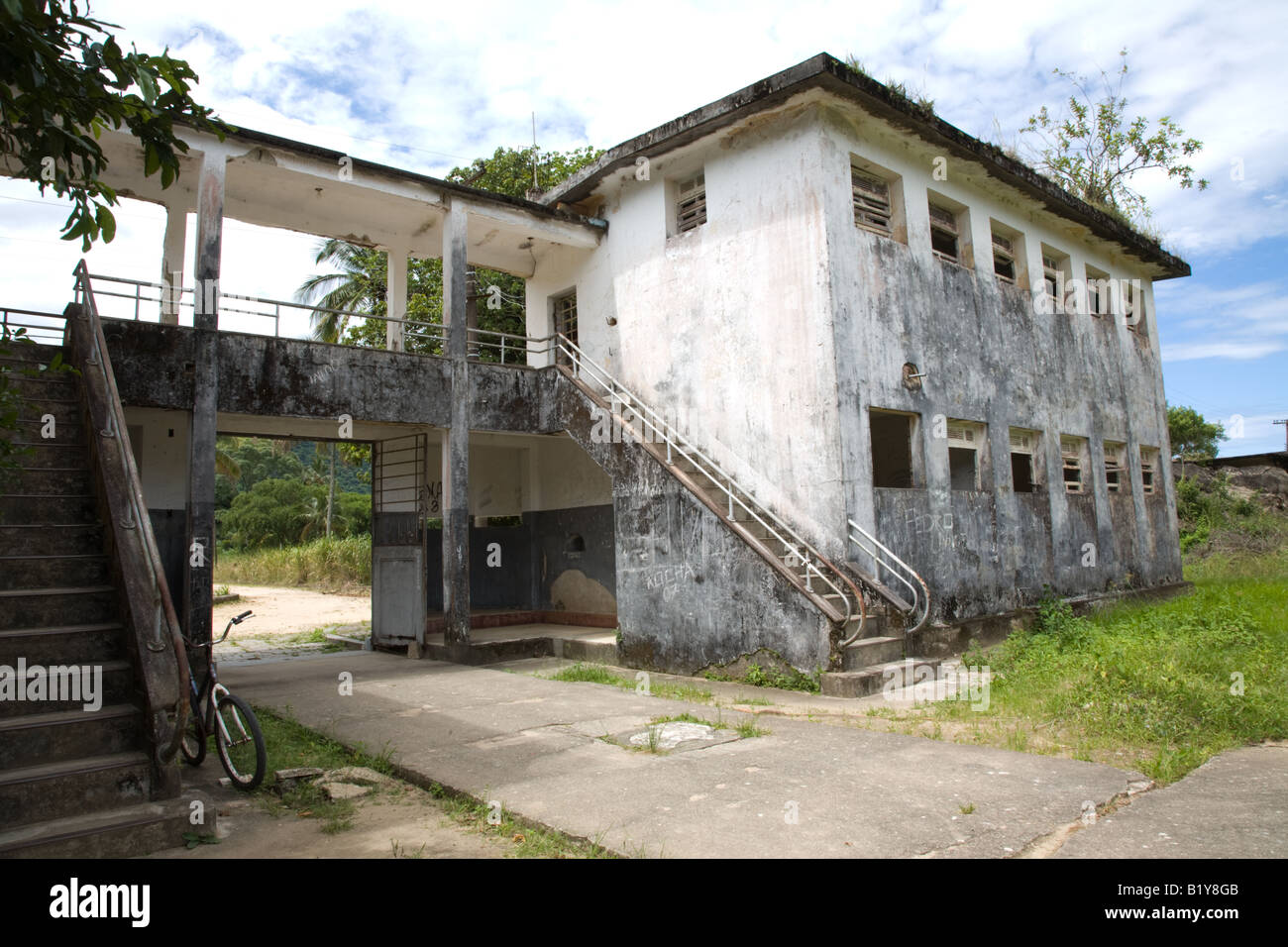 Colonia penale, ex prigione di Ilha Grande, Brasile Foto Stock