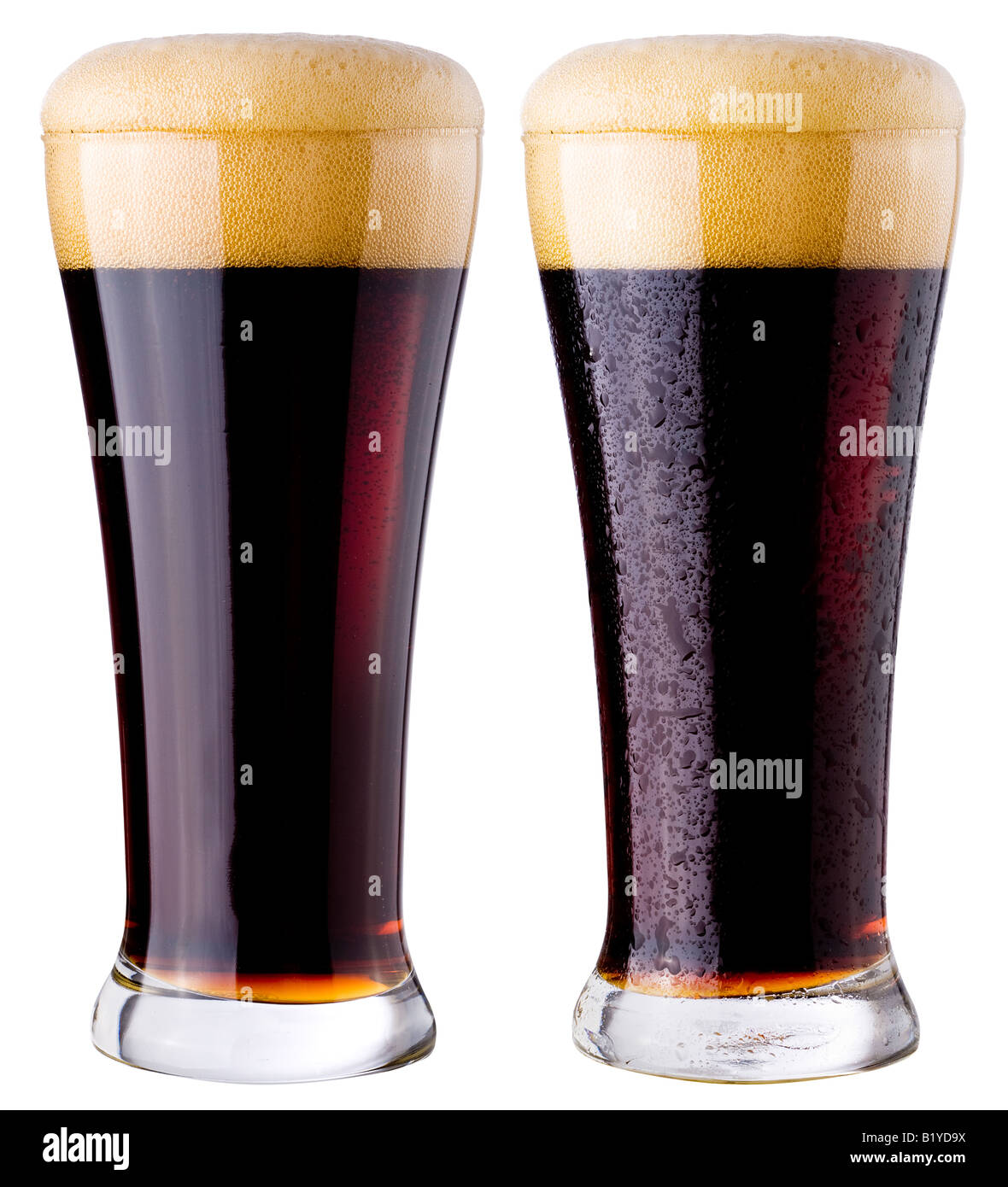 Birra nera Foto Stock