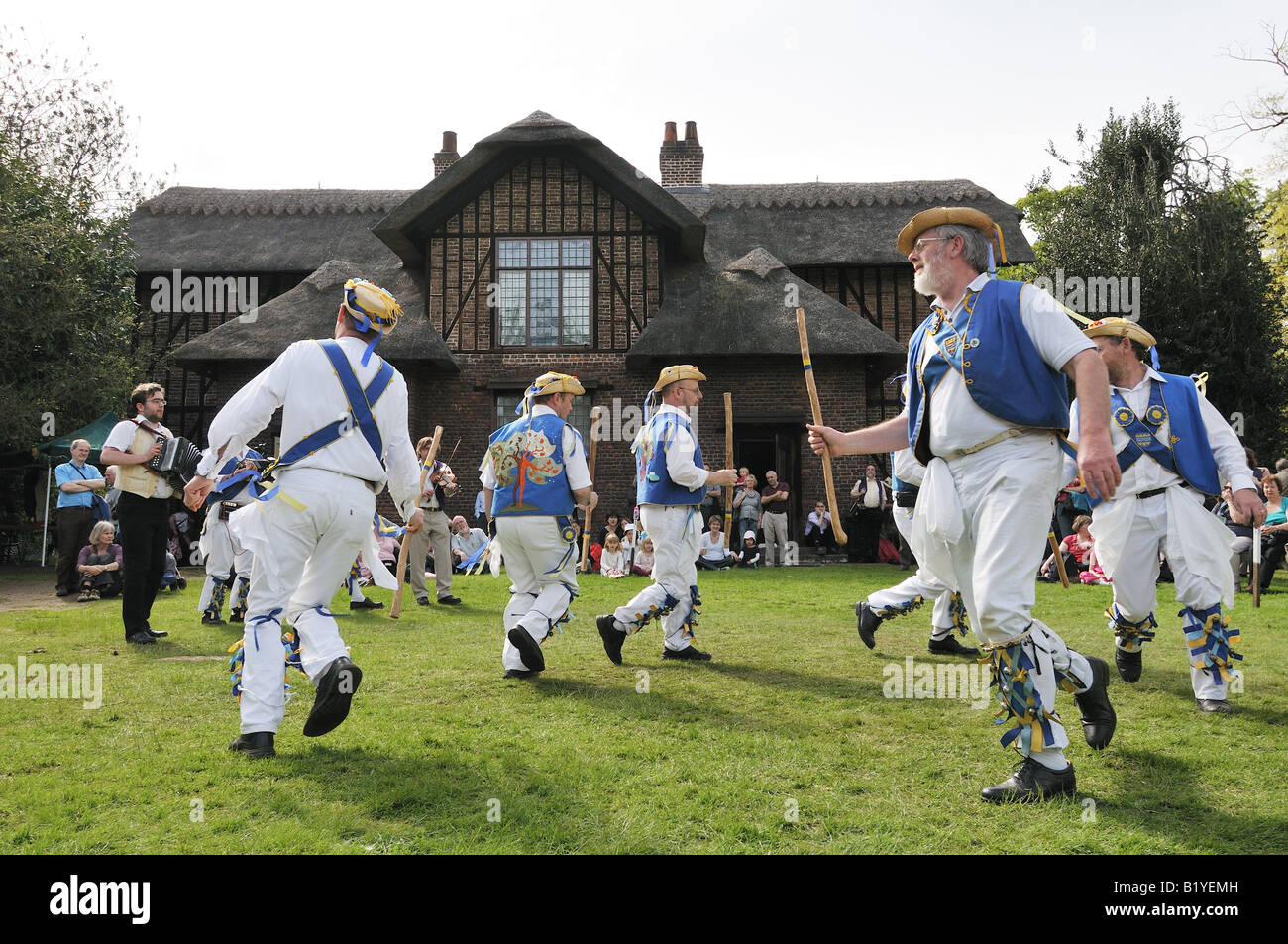 Morris Dance, Inghilterra Foto Stock