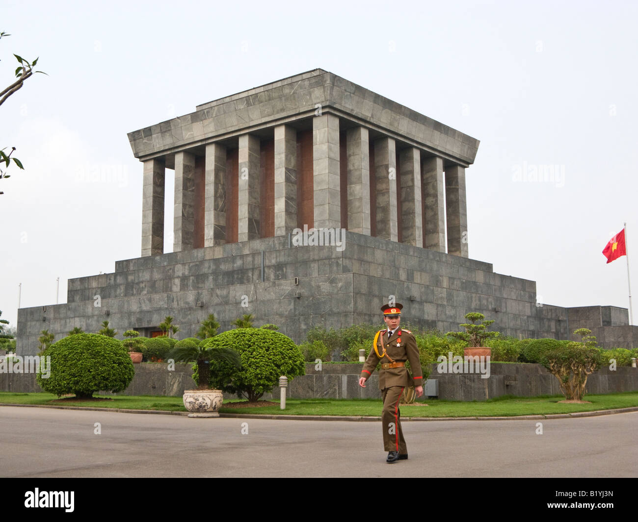 Mausoleo di Ho Chi Minh, Hanoi, Vietnam Foto Stock