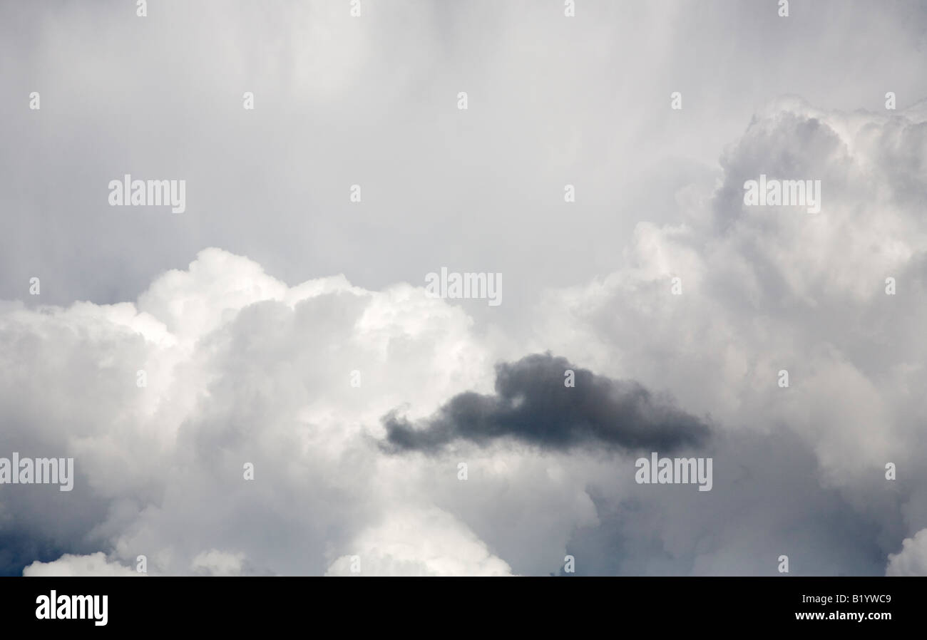 Cloudscape cielo grigio Foto Stock