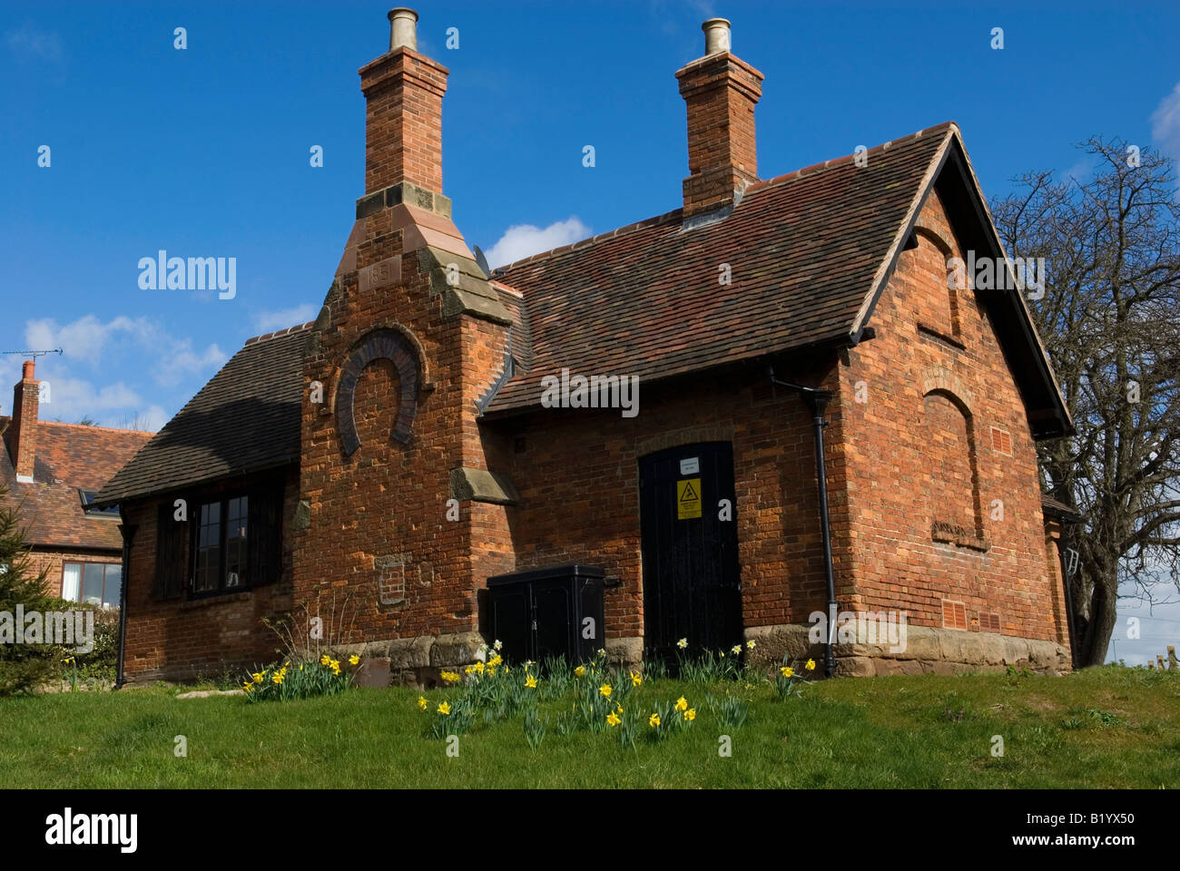 Il vecchio Fabbri a Stoneleigh Village Warwickshire Foto Stock
