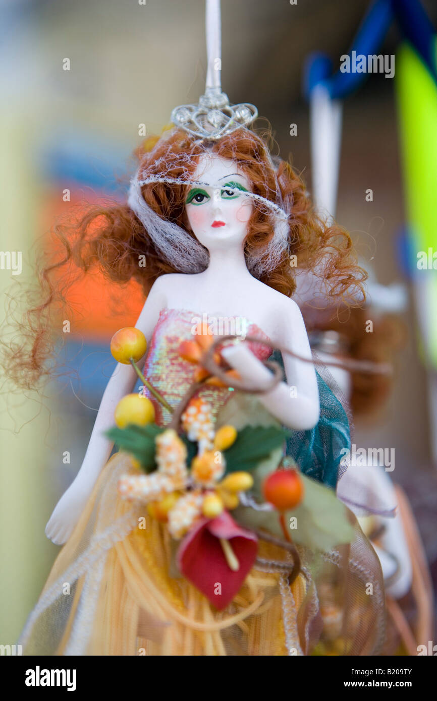 Bambola di Souvenir - Yialos, Symi, Rodi, Grecia Foto Stock