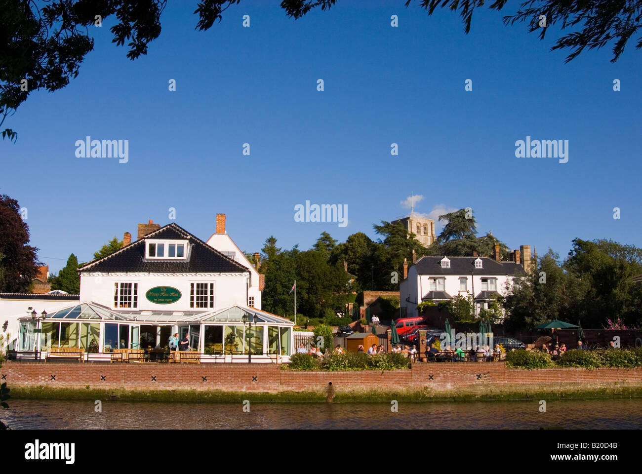 Il Waveney House Hotel,Beccles,Suffolk, Regno Unito Foto Stock