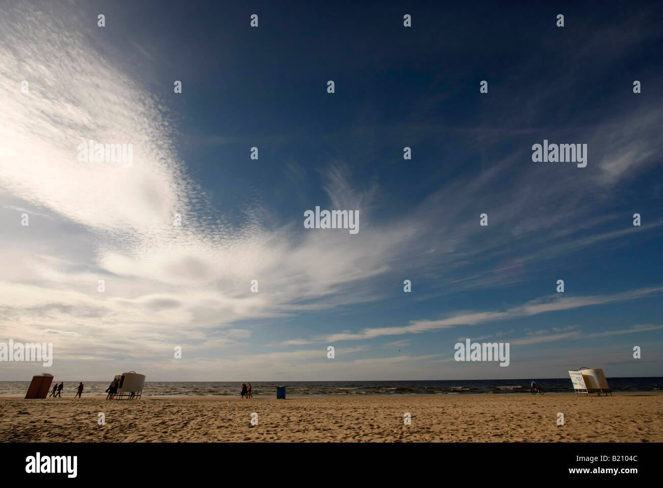 Il Baltic Beach a Jurmala Lettonia Paesi baltici Foto Stock