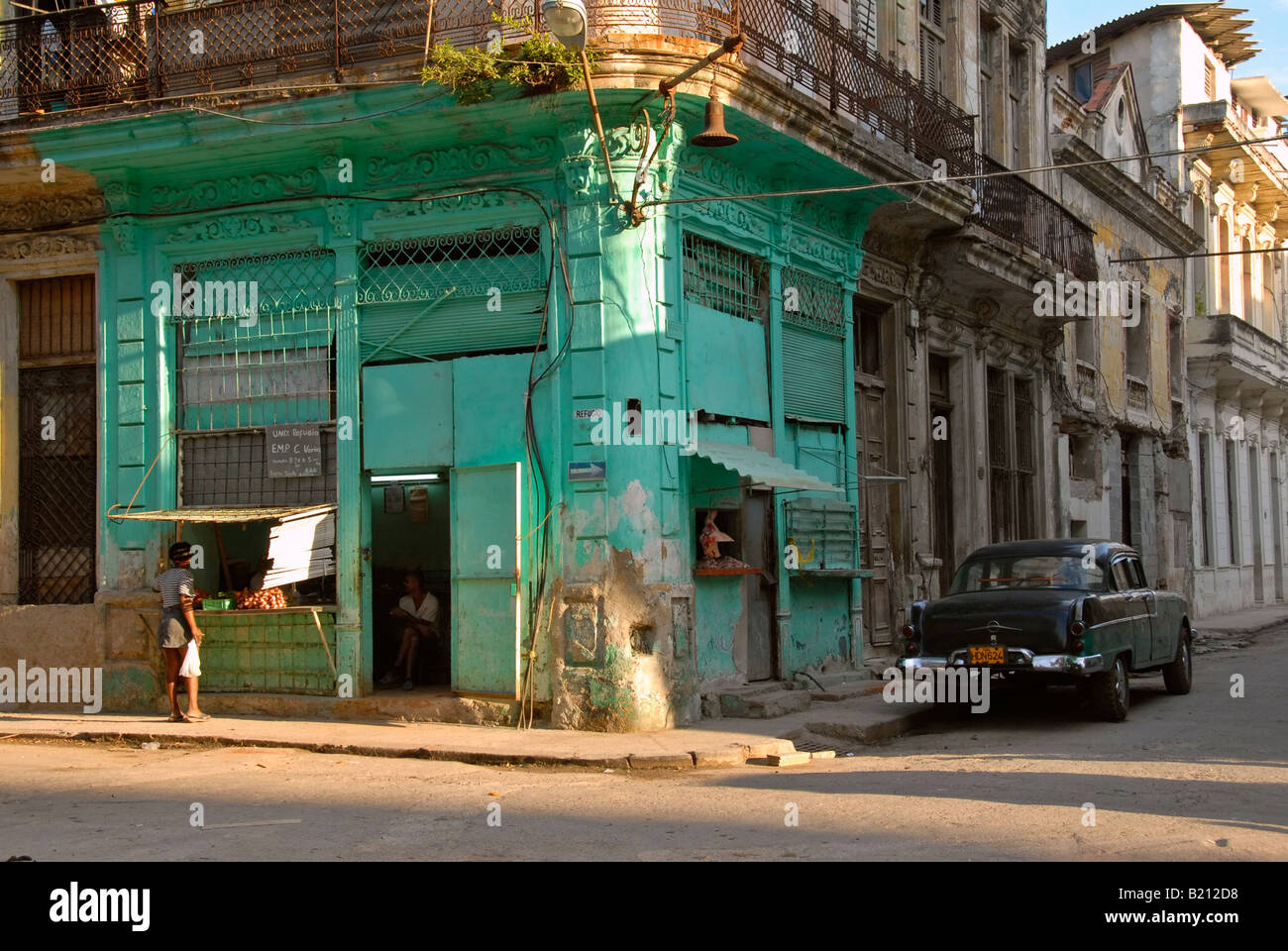 Macellerie cubano shop a l'Avana Foto Stock