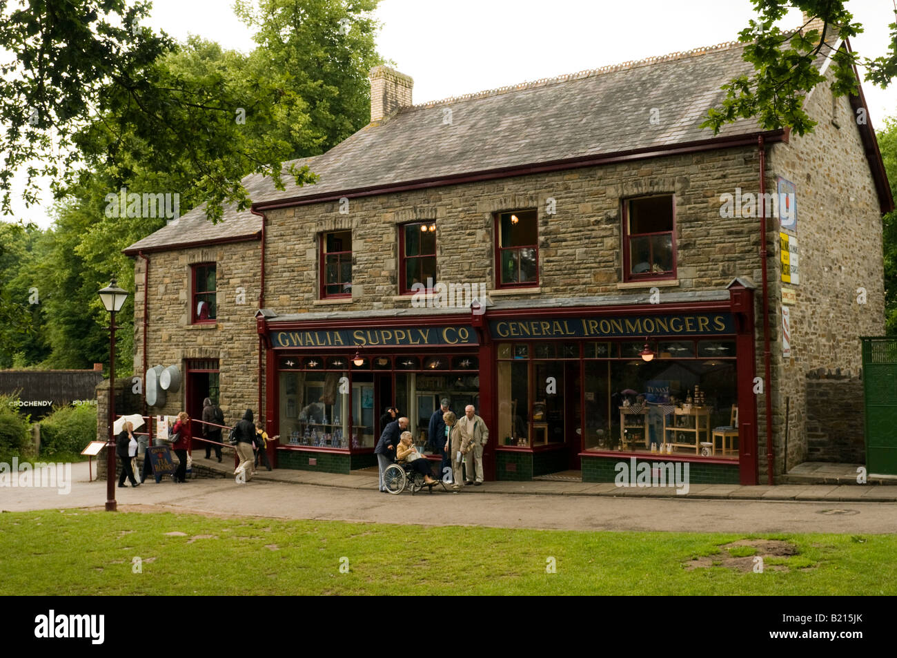 Il Gwalia sale da tè e il negozio presso il St Fagan s Folk Museum Cardiff Wales UK Foto Stock