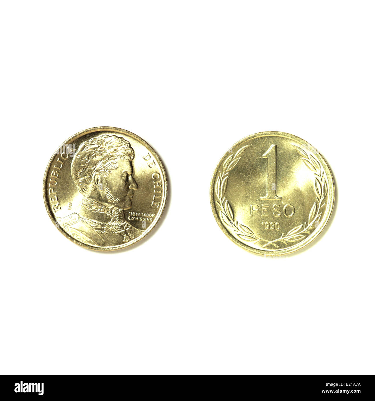'Moneta cileno' Foto Stock