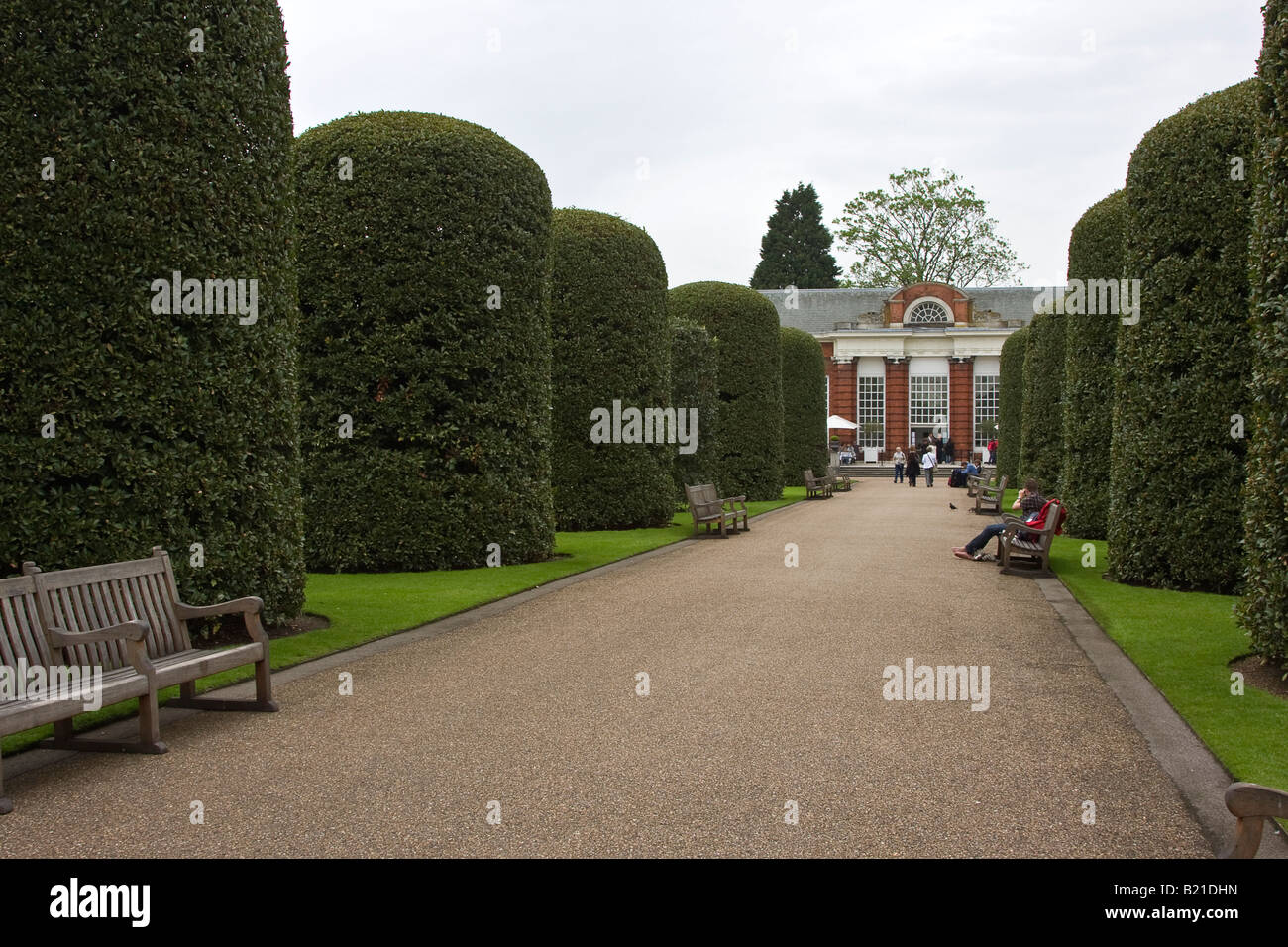 Aranciera al Kensington Palace di Londra Inghilterra Foto Stock
