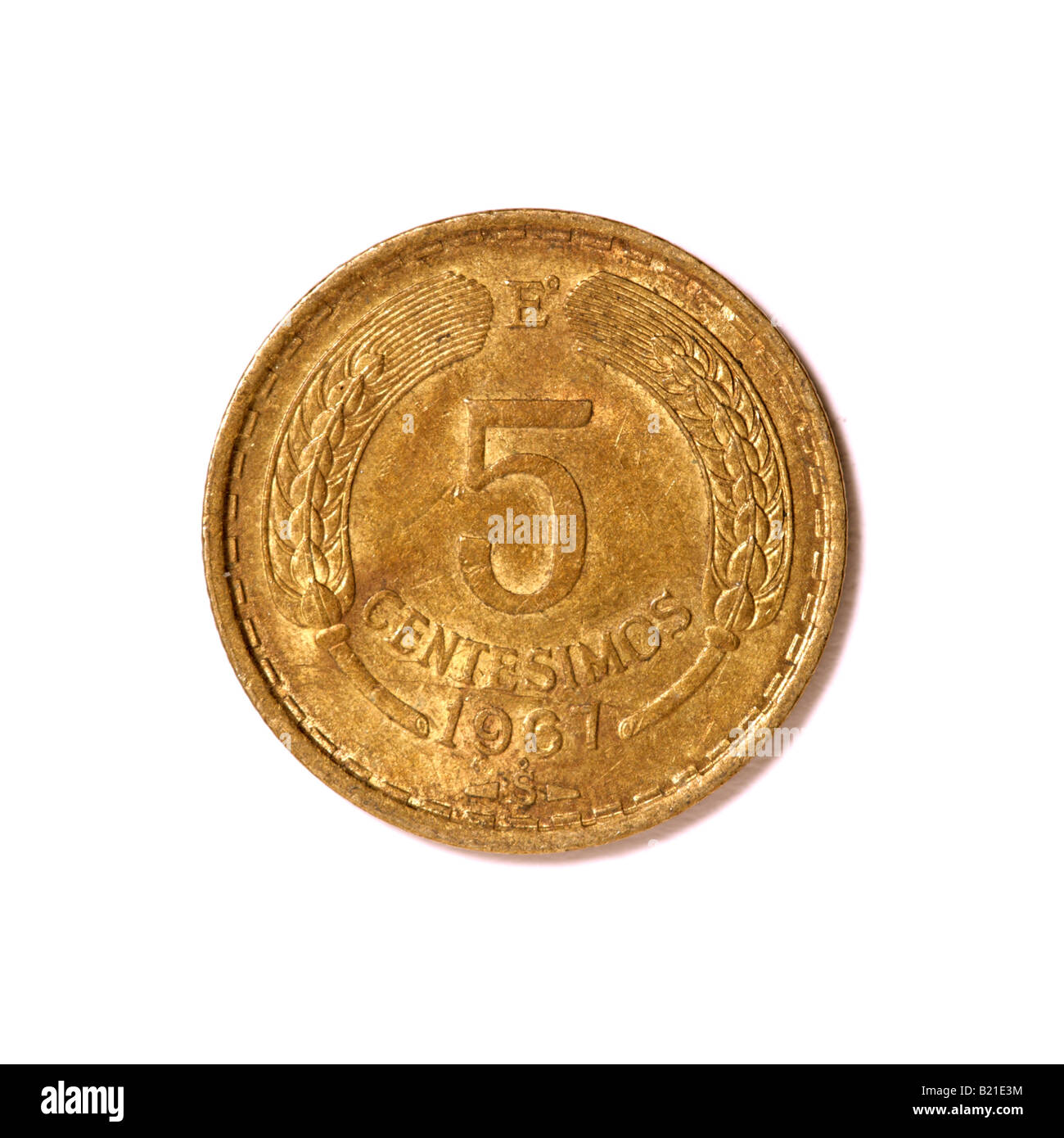 'Moneta cileno' Foto Stock