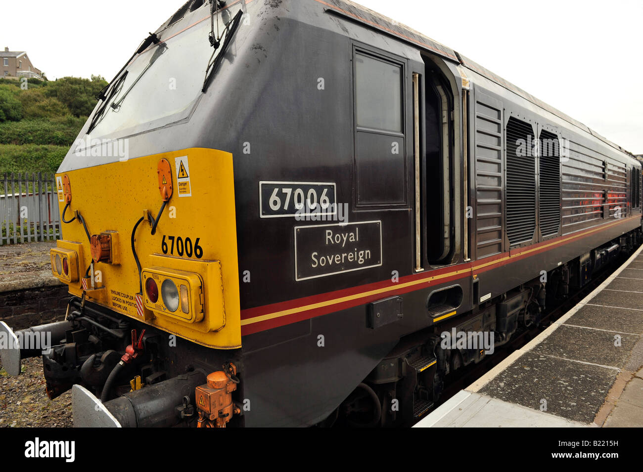 Royal Sovereign la locomotiva del treno reale Foto Stock