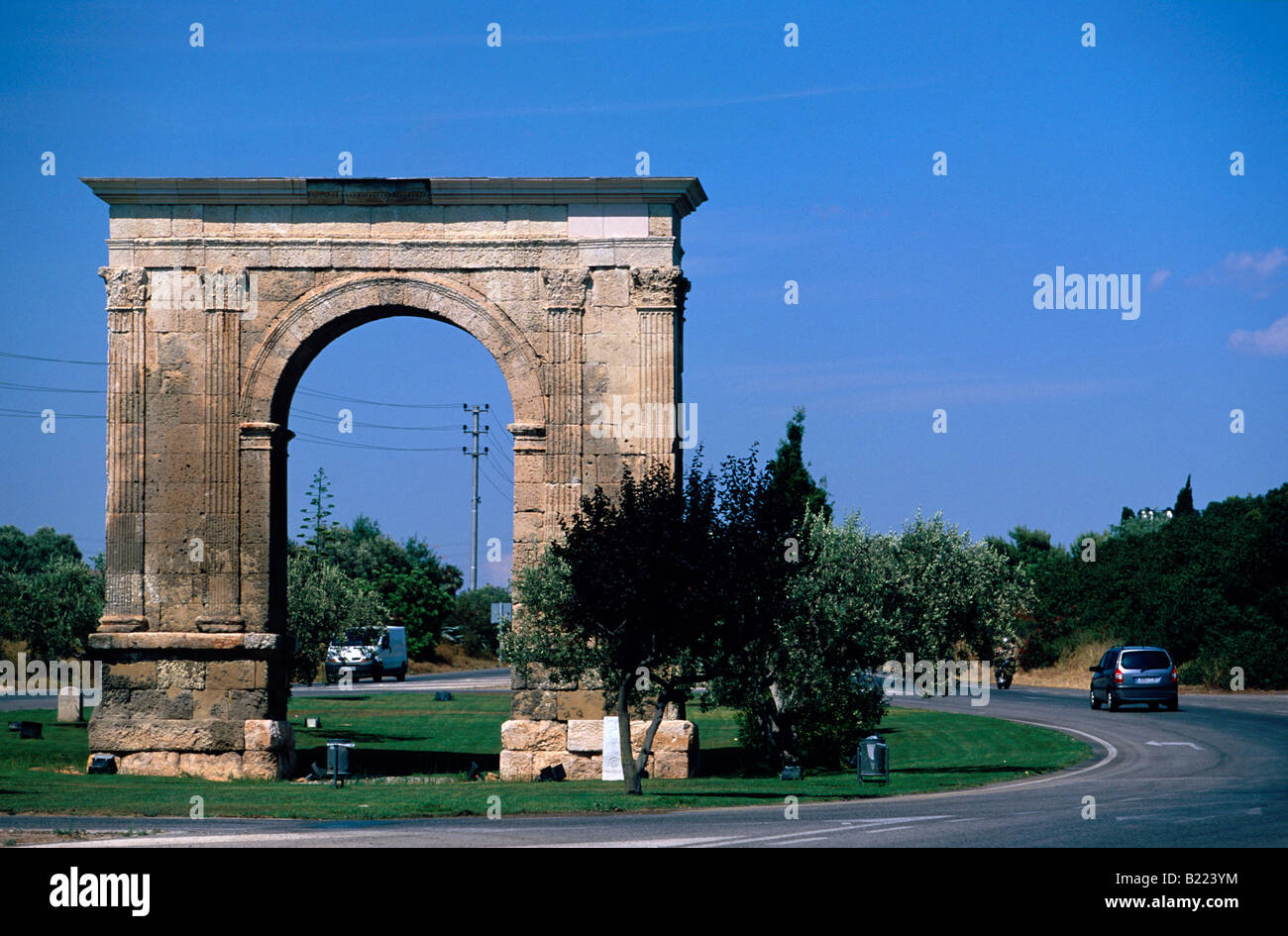 Arc de Bera Via Augusta Costa Daurada Catalogna Spagna Foto Stock