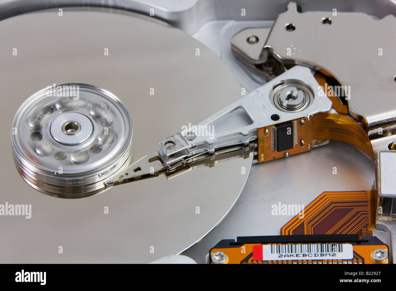 Supporti di memoria di archiviazione disco rigido registrazione al computer Foto Stock