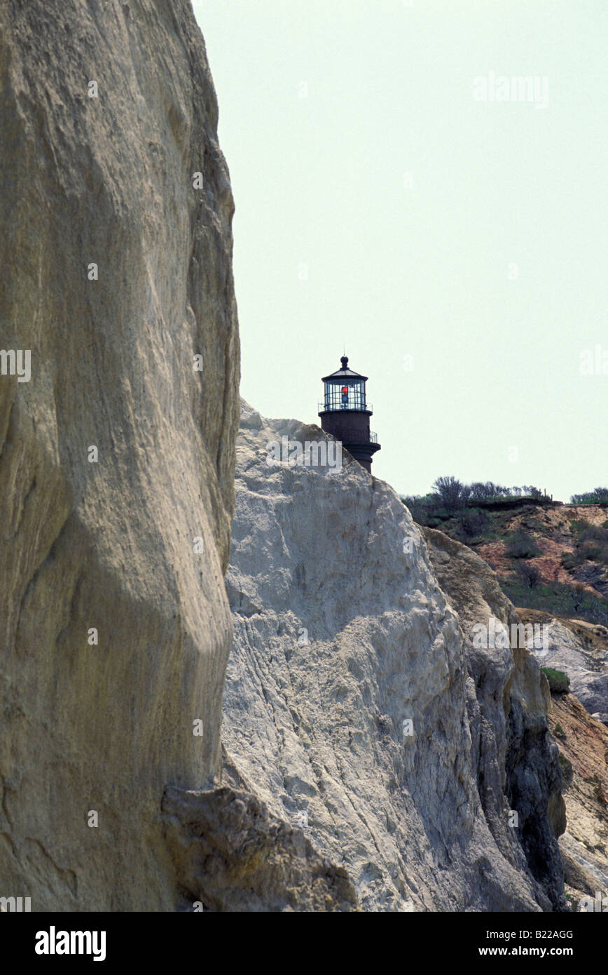 Gay-faro capo Martha s Vineyard MA Foto Stock