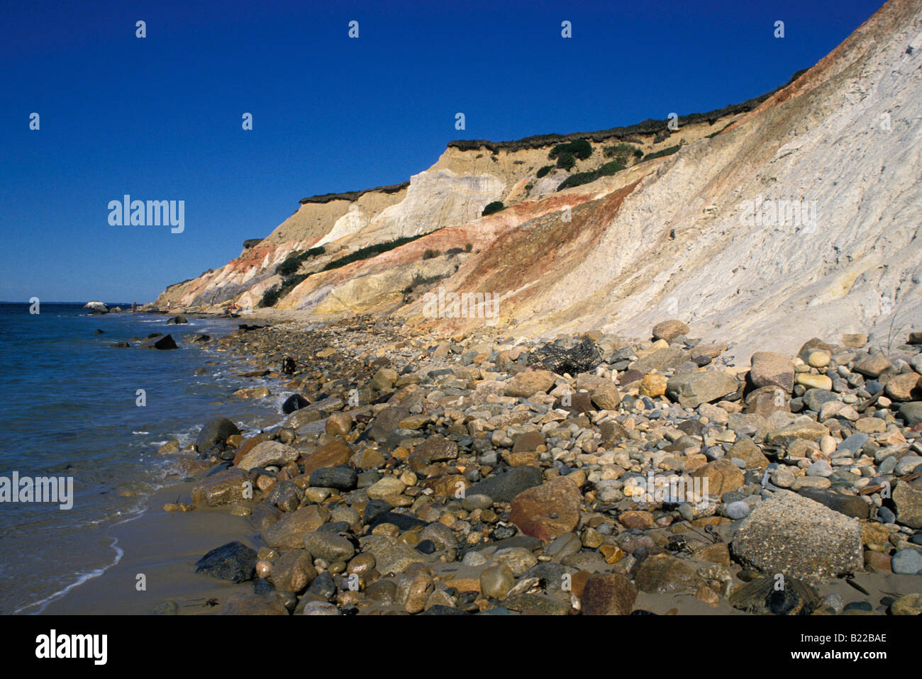 Testa Gay Bluffs Martha s Vineyard MA Foto Stock