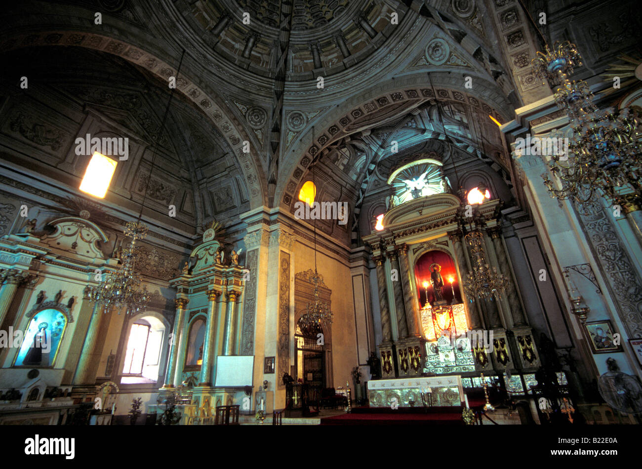 San Augustin interno intramuros Manila Filippine Foto Stock