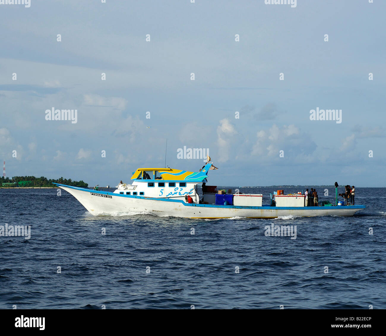 barca da pesca Foto Stock