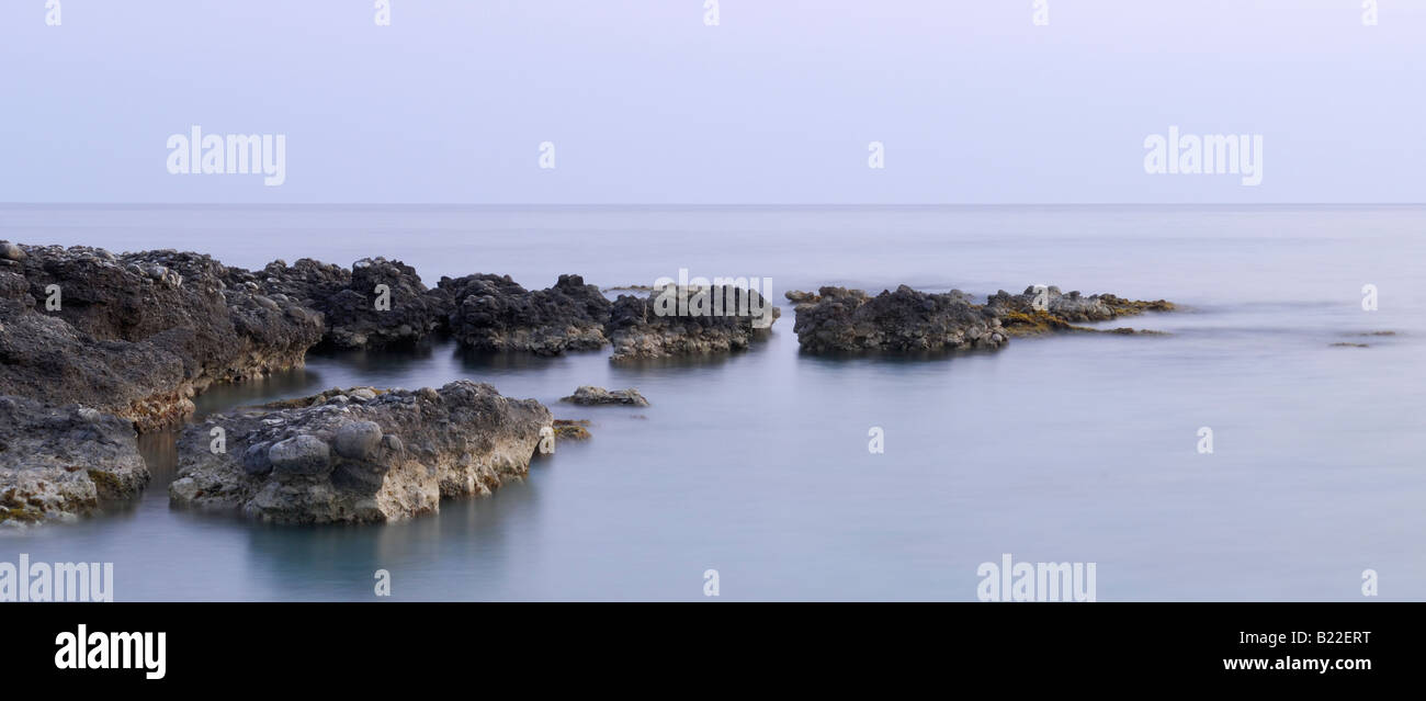 Serenità in riva al mare Foto Stock