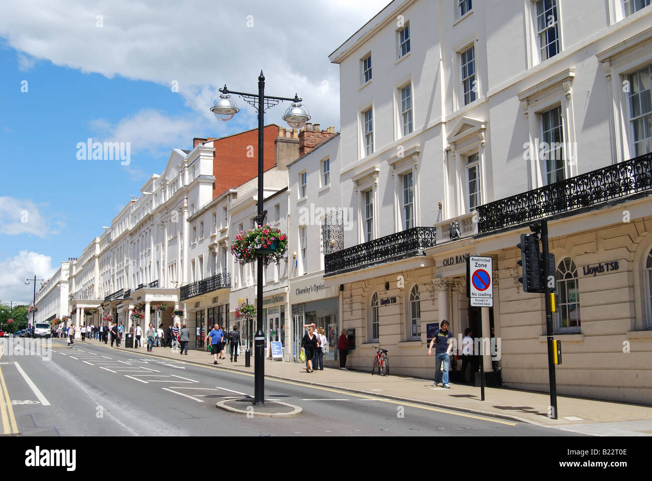 La Parata, Royal Leamington Spa Warwickshire, Inghilterra, Regno Unito Foto Stock