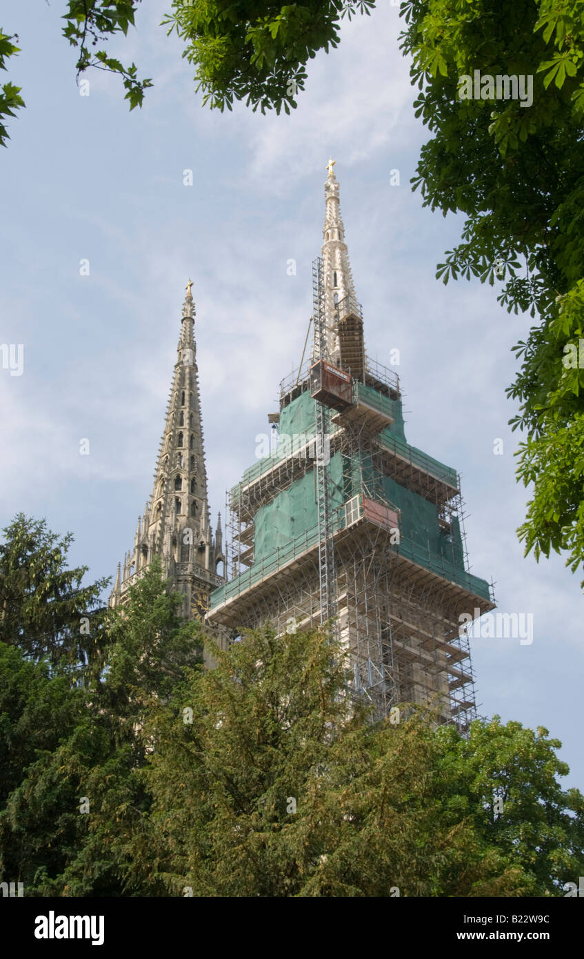 Cattedrale di Zagabria Foto Stock