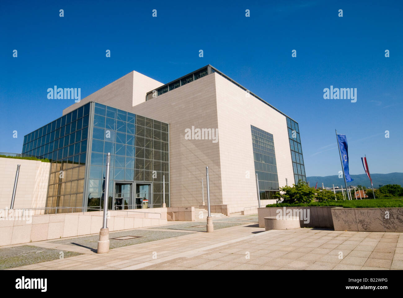 National University Library Zagreb Foto Stock