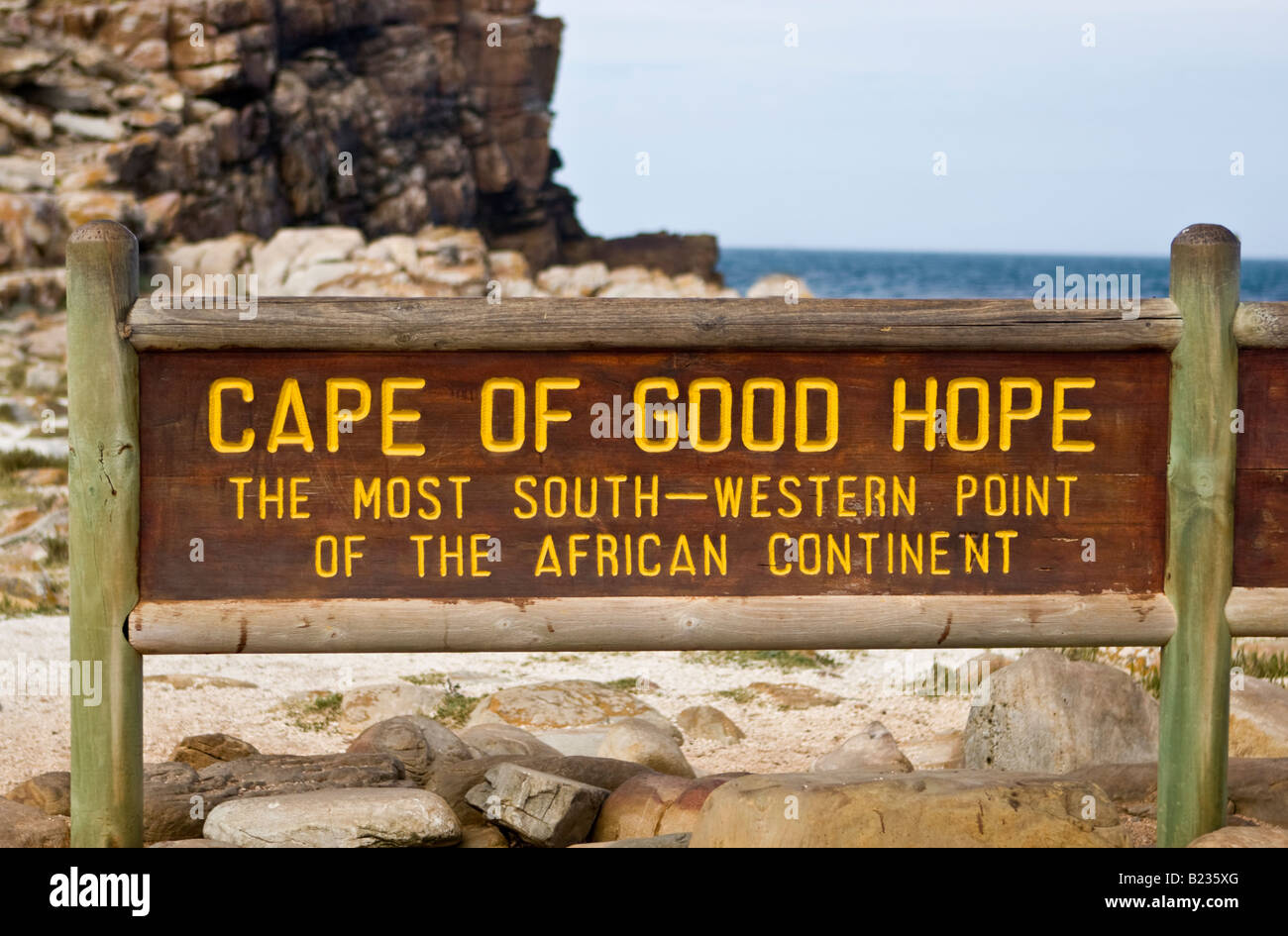 Capo di Buona Speranza nei pressi di Città del Capo, Sud Africa Foto Stock