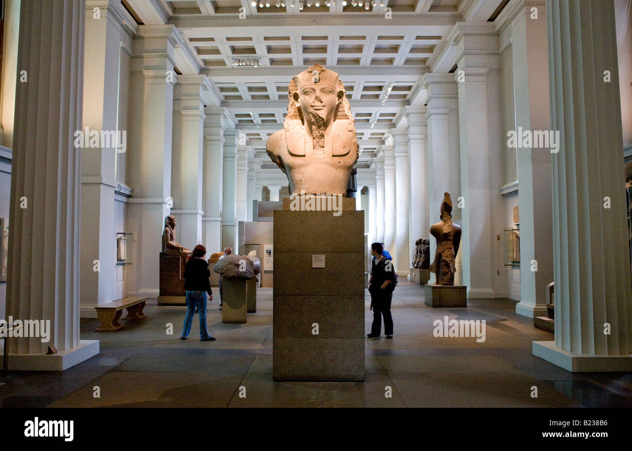 La Camera Egizia del British Museum di Londra UK Europa Foto Stock